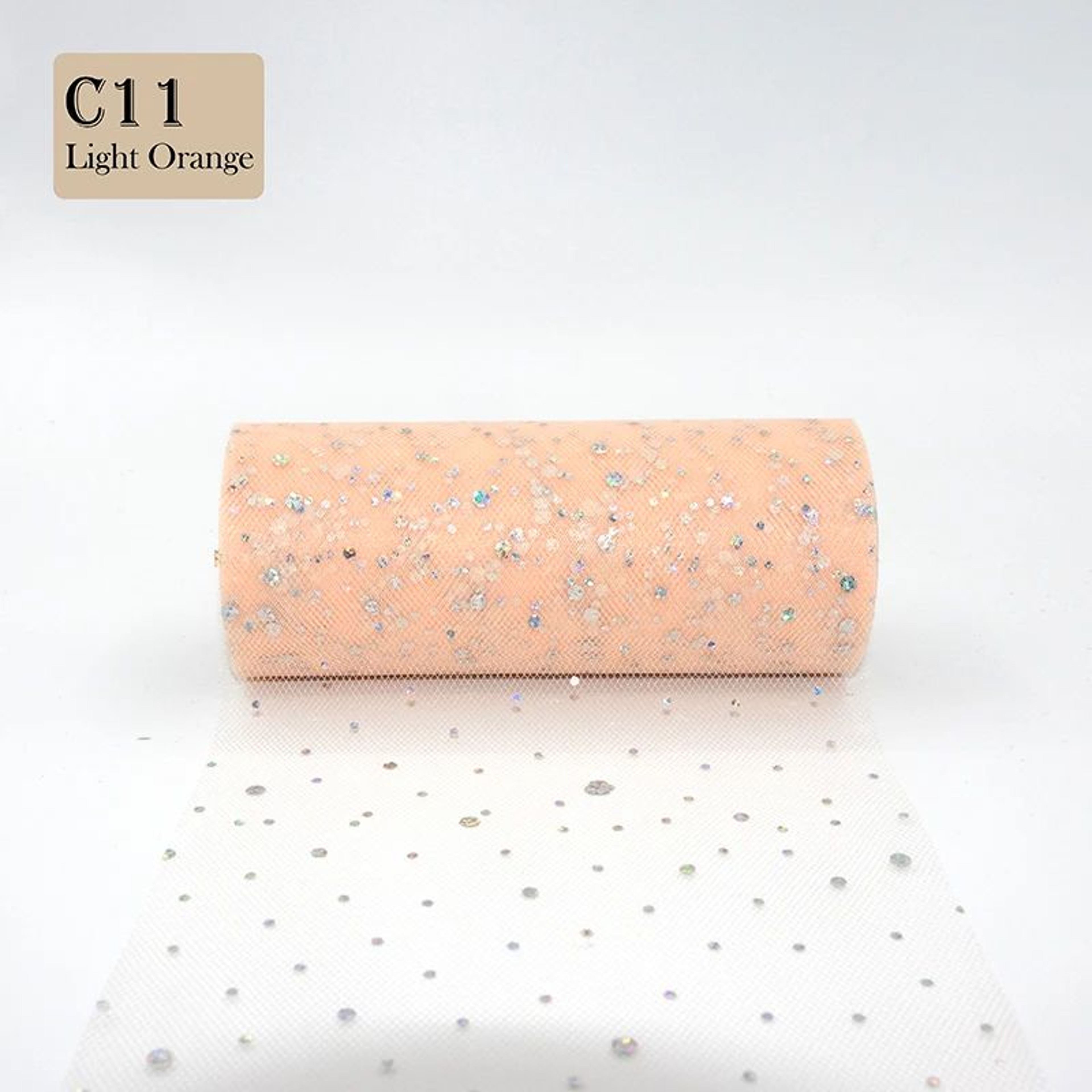 Glitter Sequin Tulle Fabric Roll 9