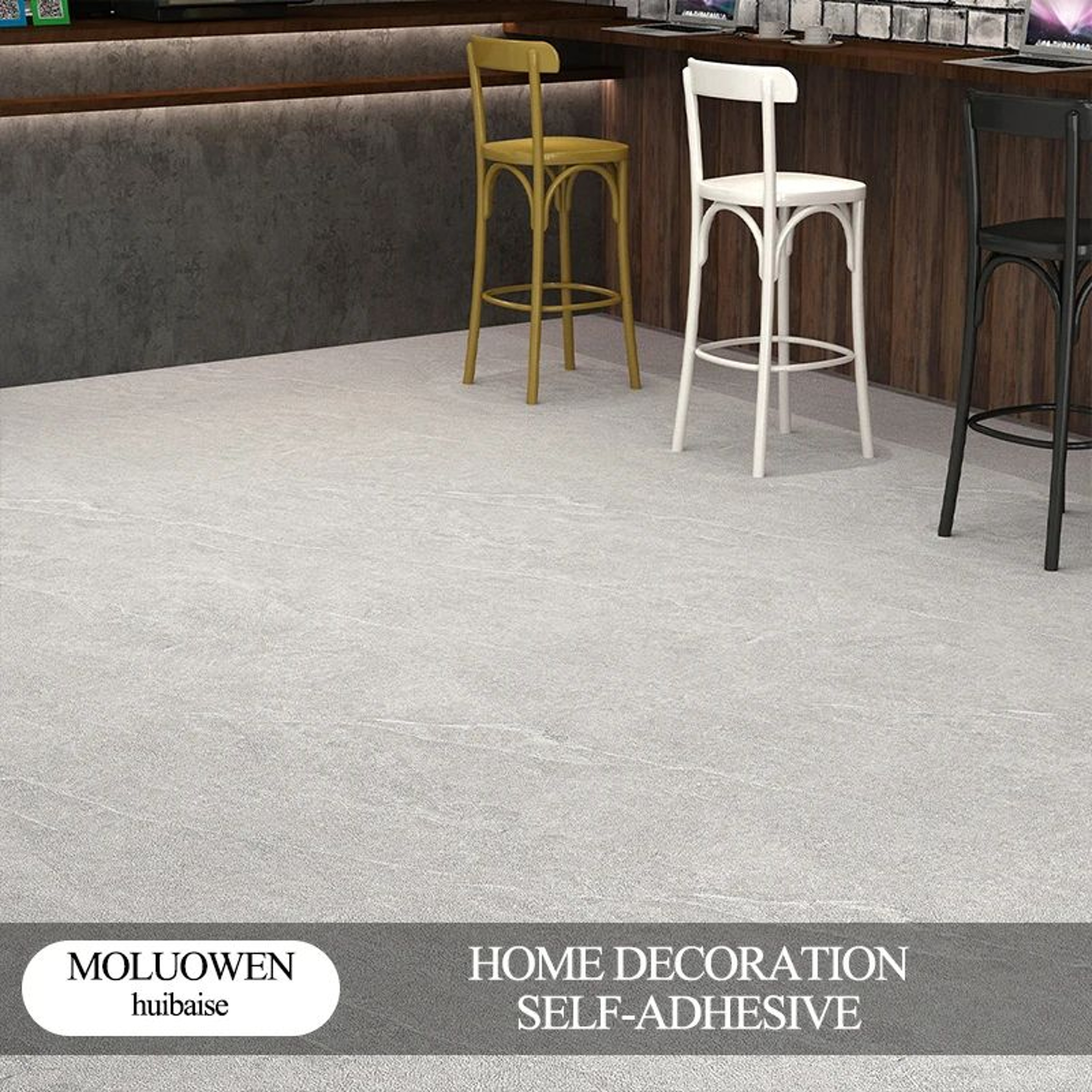 Waterproof Self Adhesive Floor Tile Sticker 5