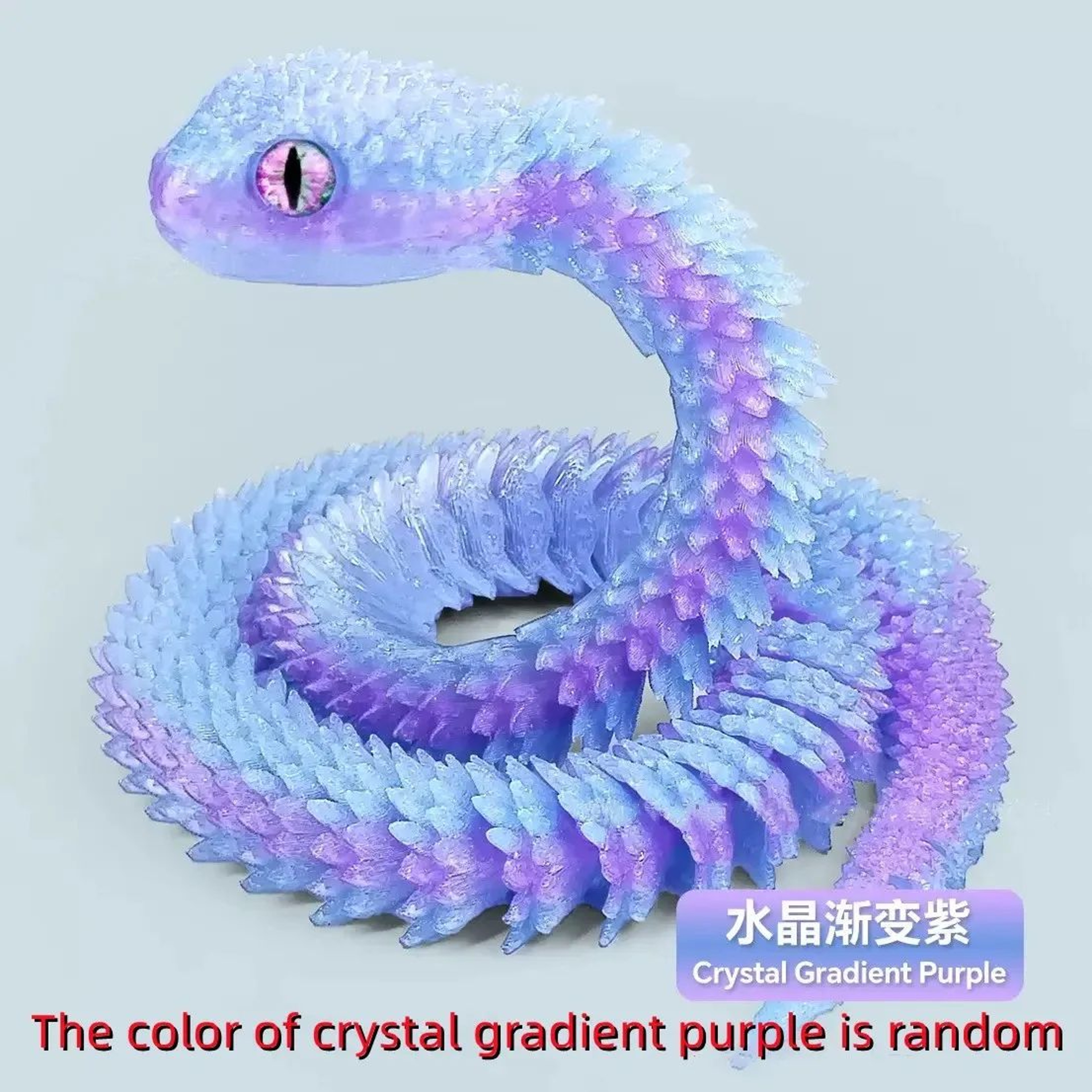 Luminous 3D Articulated Snake Figure 18
