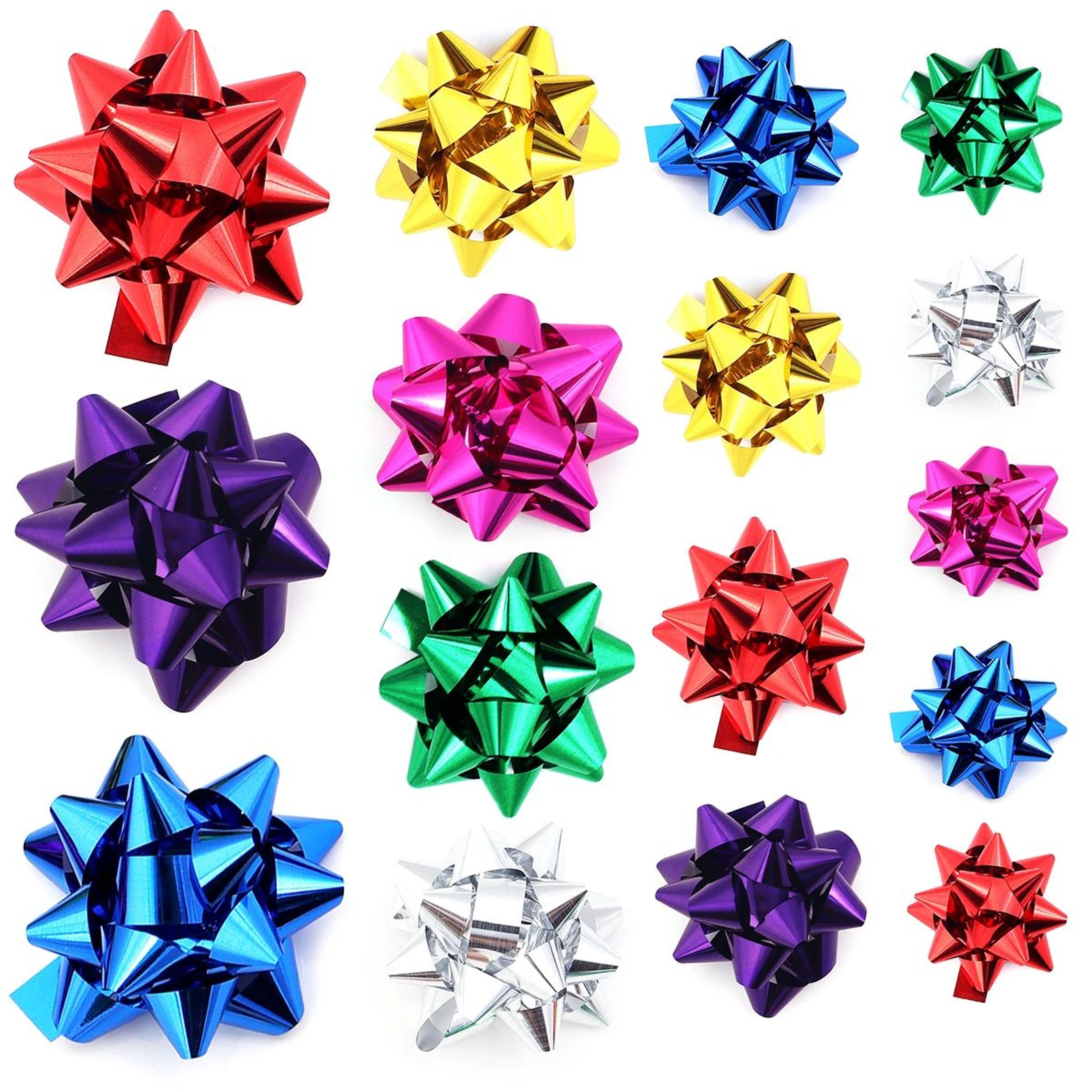 Colorful Mini Star Gift Wrapping Bows 0