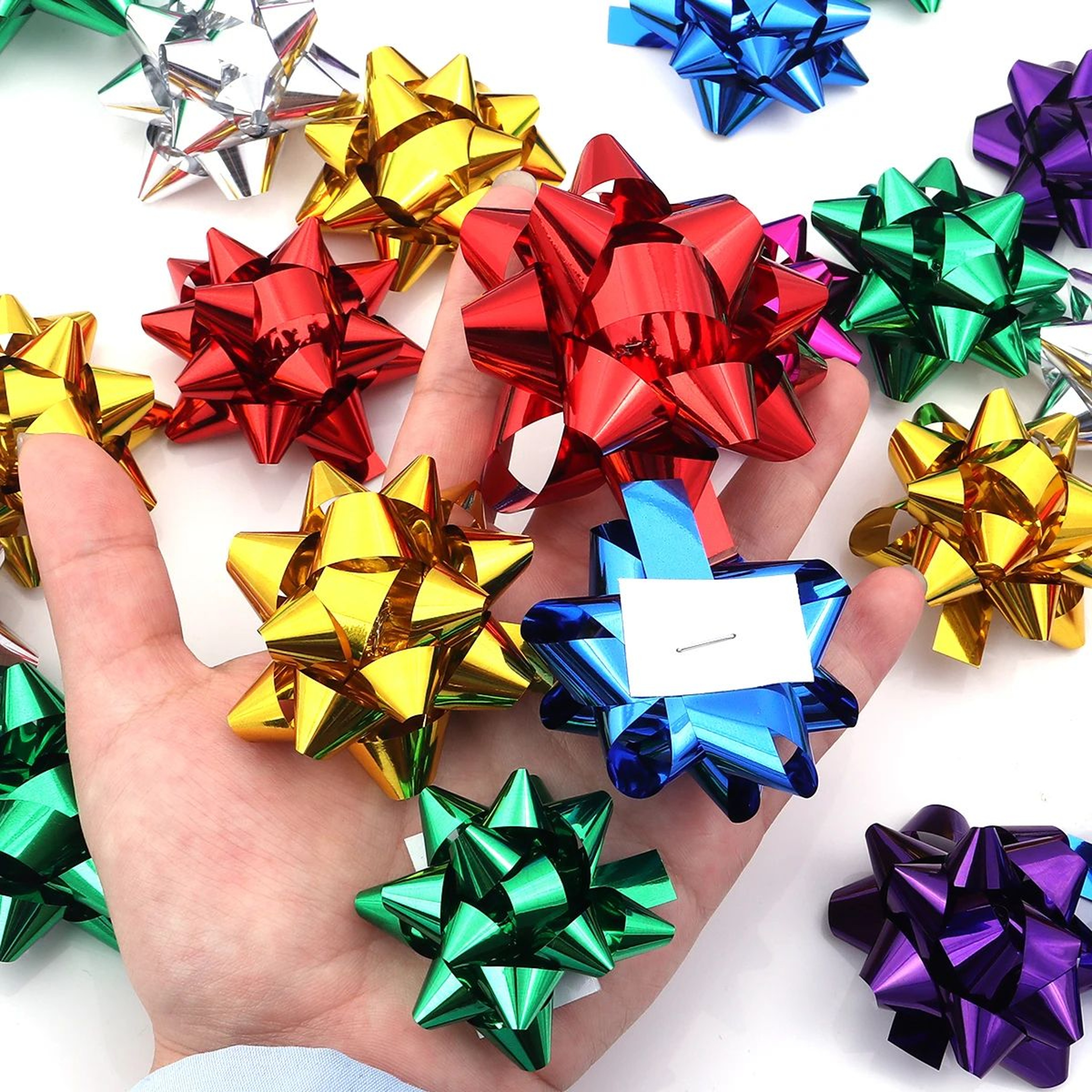 Colorful Mini Star Gift Wrapping Bows 1