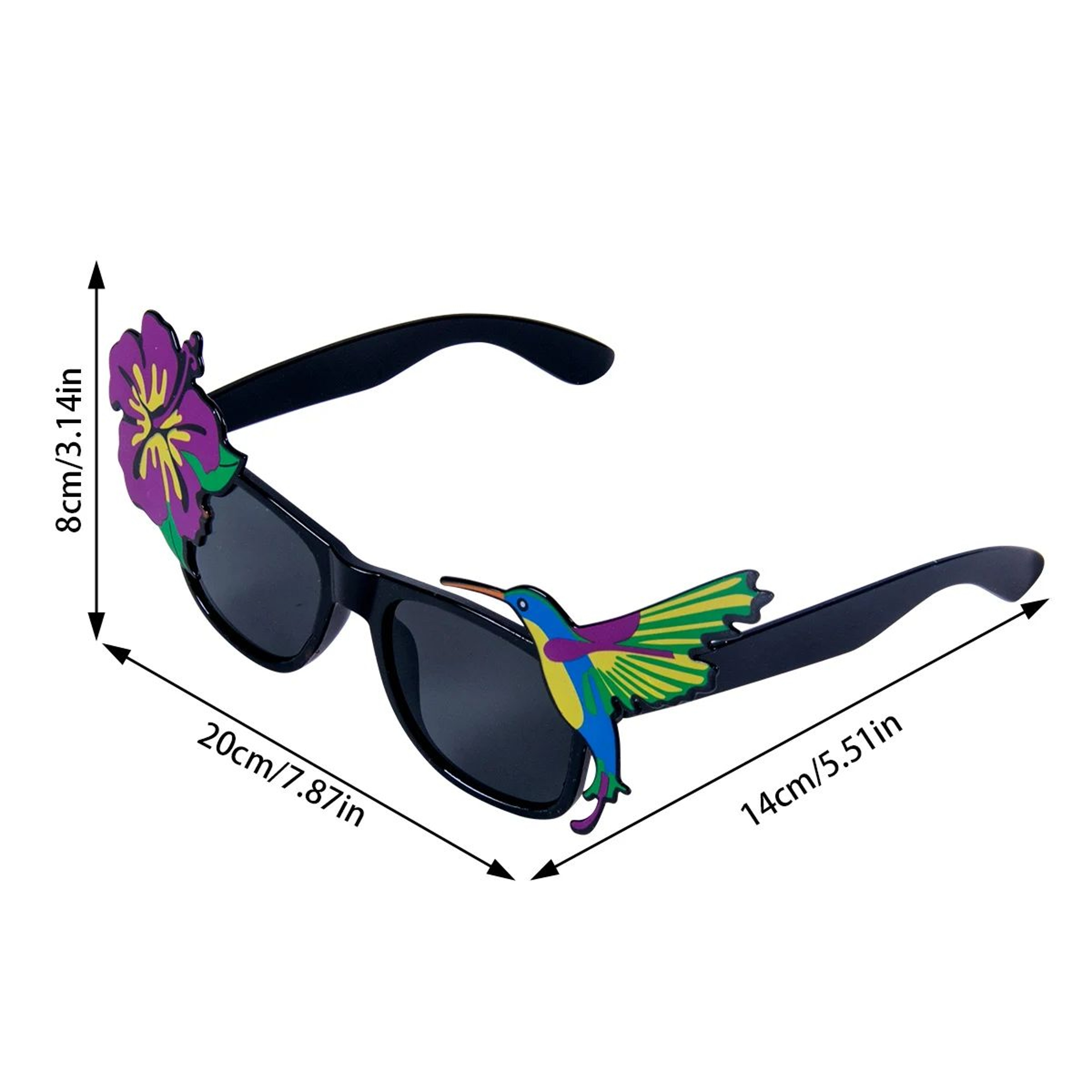 Hawaiian Tropical Party Novelty Glasses 3
