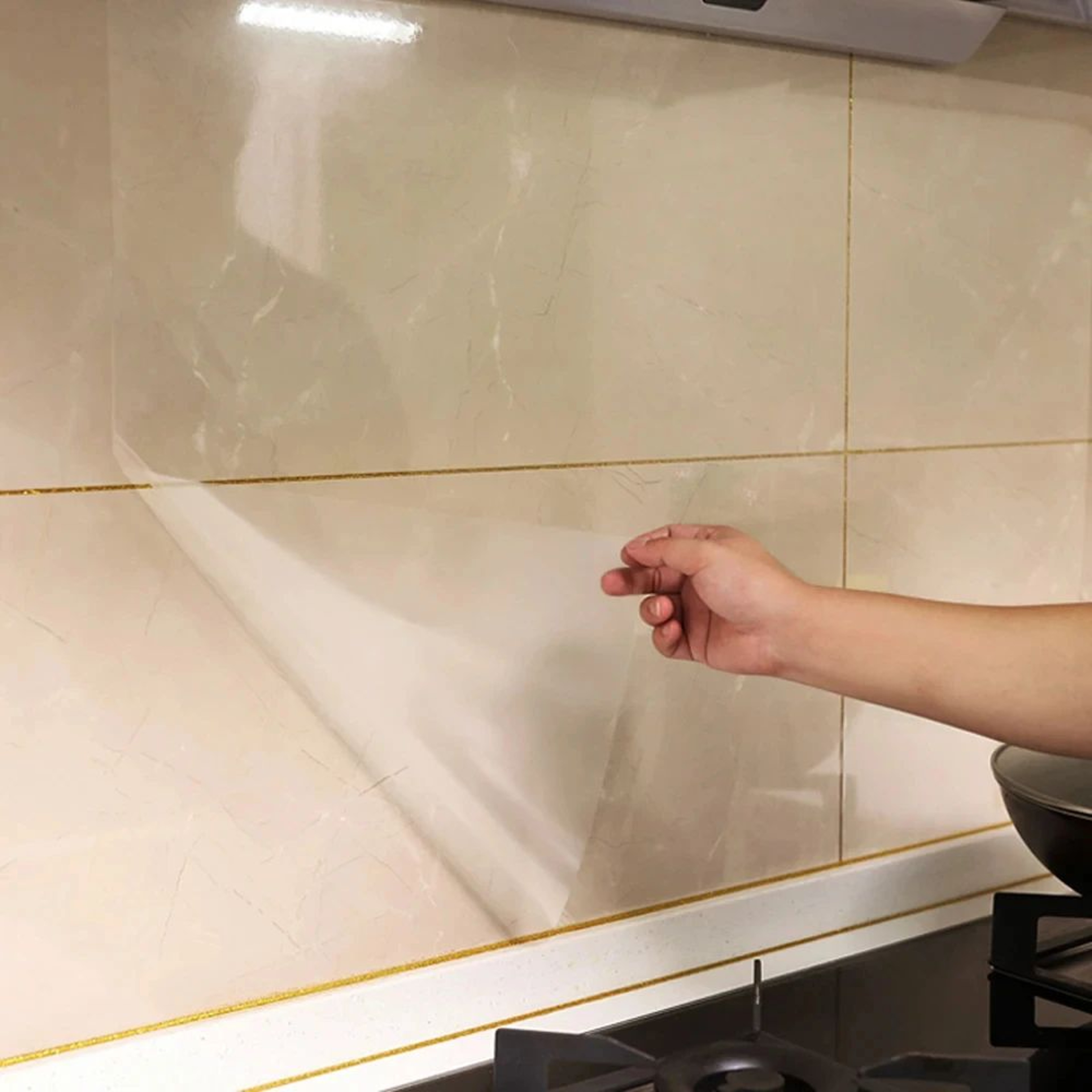Transparent Waterproof Oil Proof Wall Protection Film 2