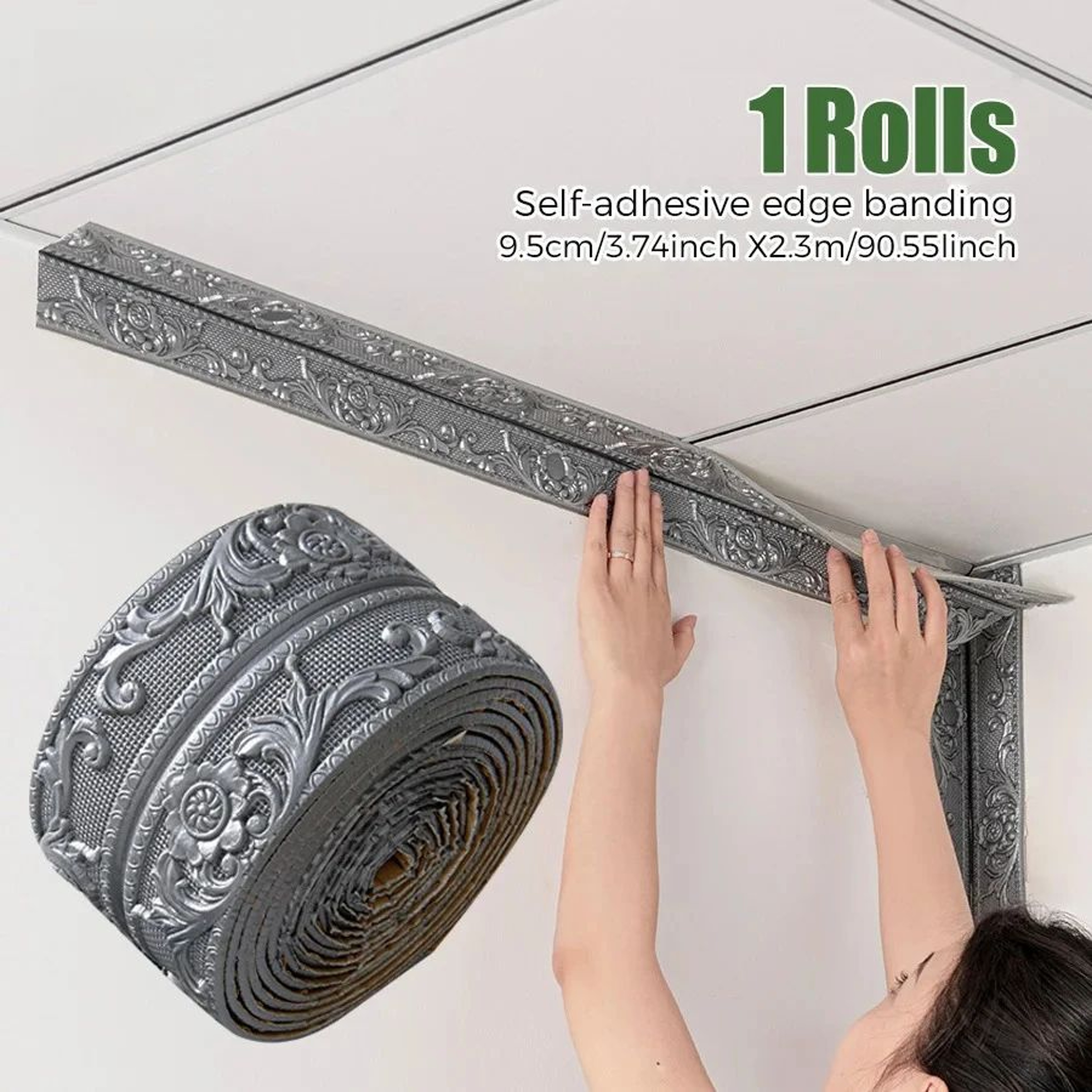 Self Adhesive Foam Wall Trim Border Strip 0
