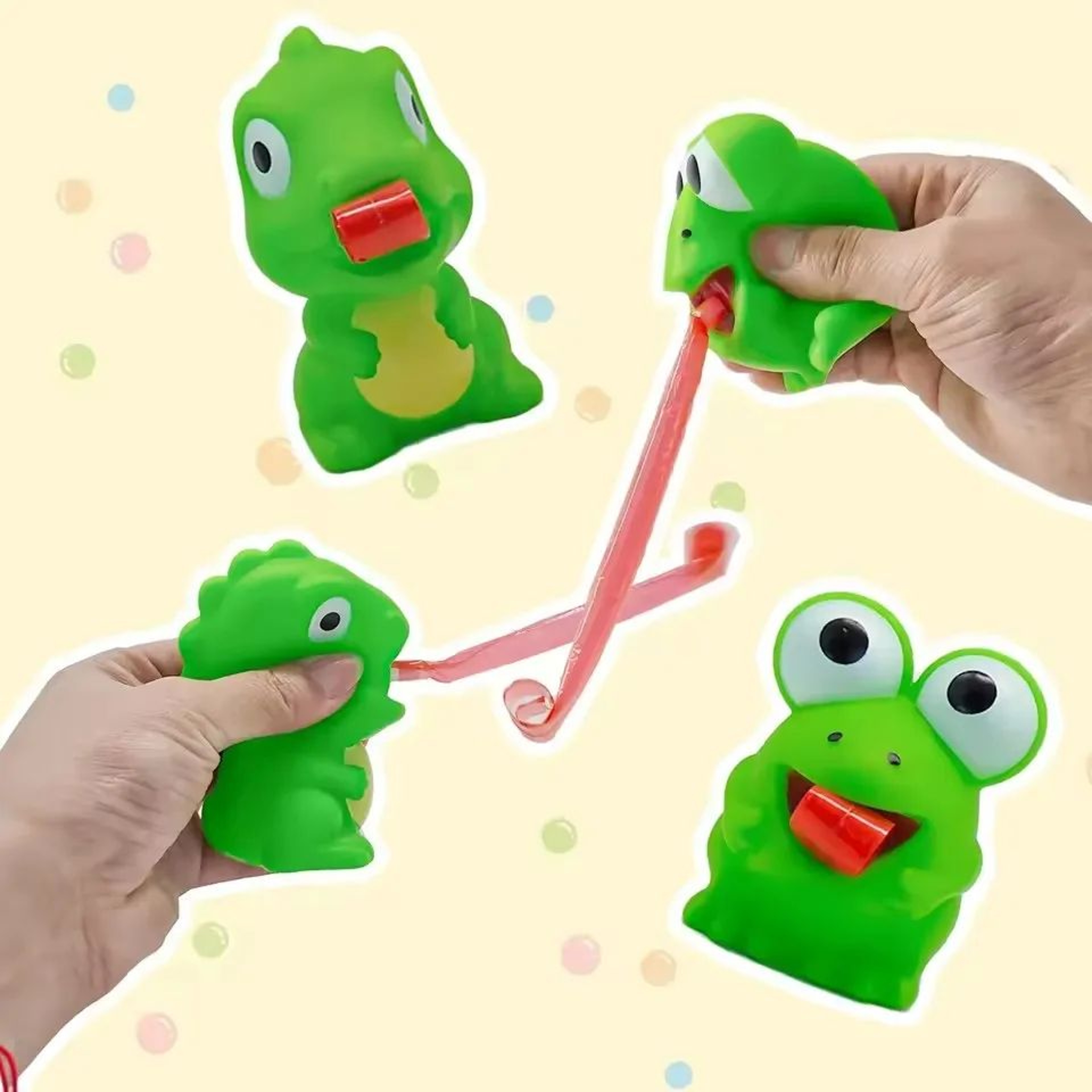 Funny Frog Dinosaur Squeeze Fidget Toy 4