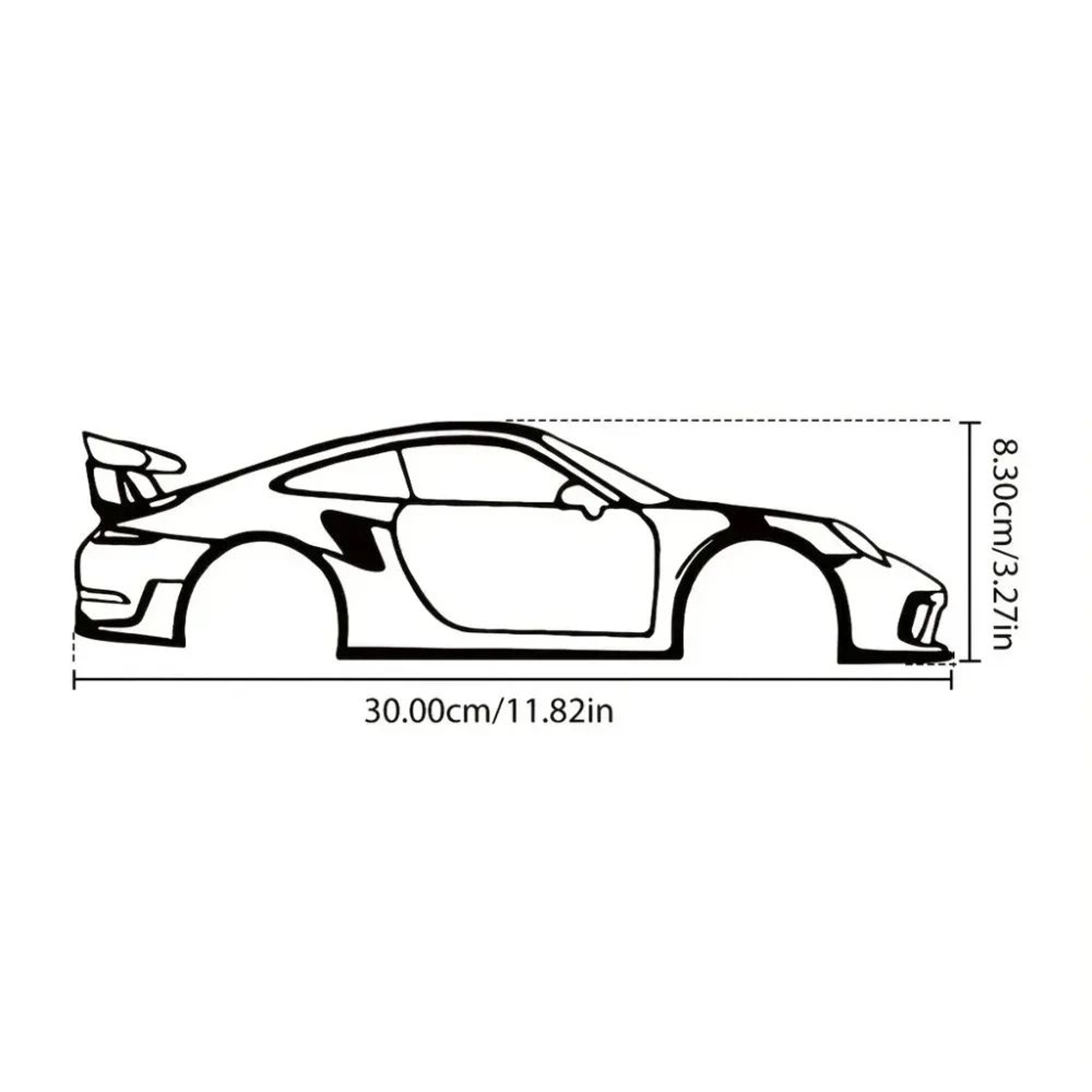 Metal Racing Car Wall Art Decor 1