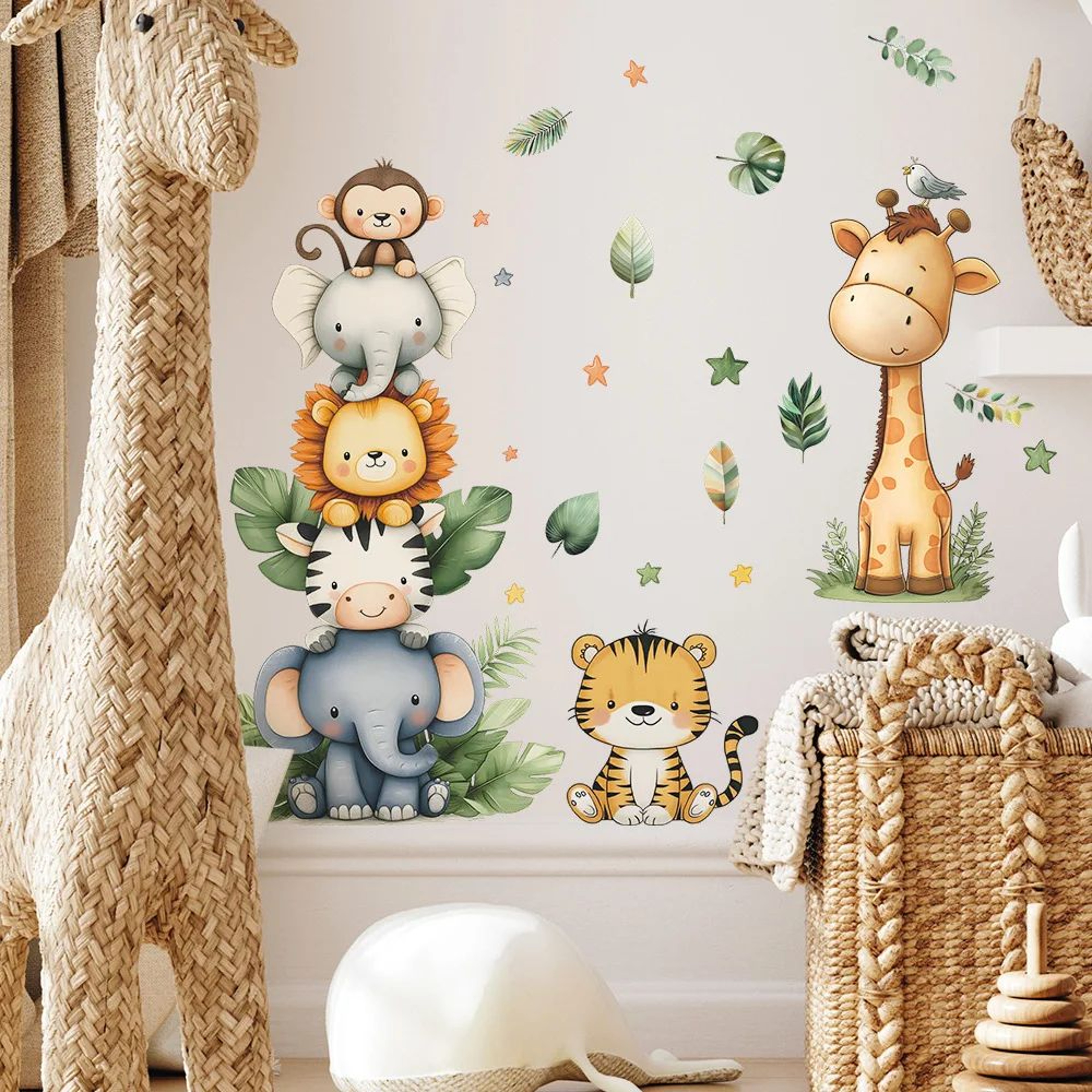 Cute Forest Animal Nursery Wall Stickers 19