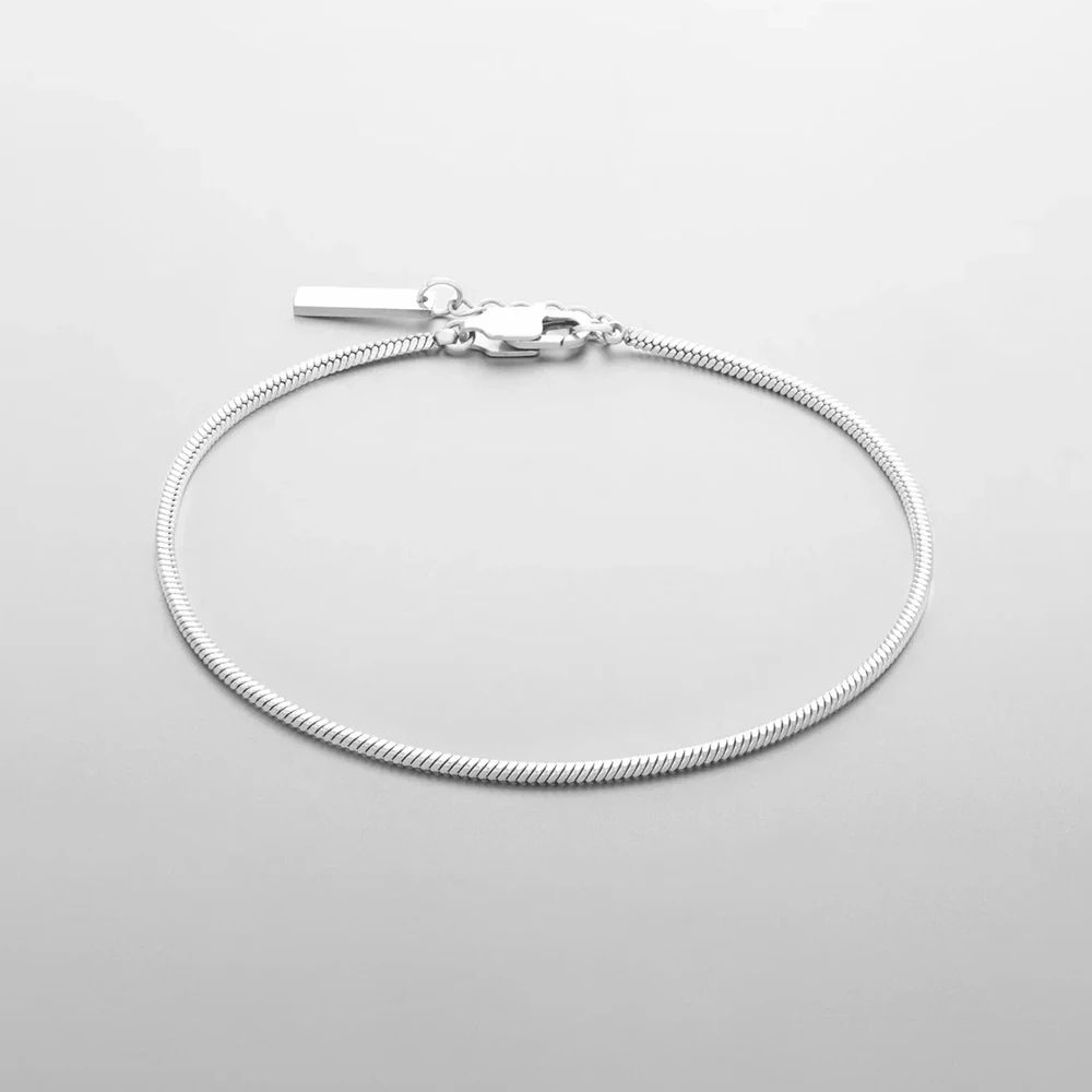 EManco 15mm Titanium Steel Square Chain Bracelet 3
