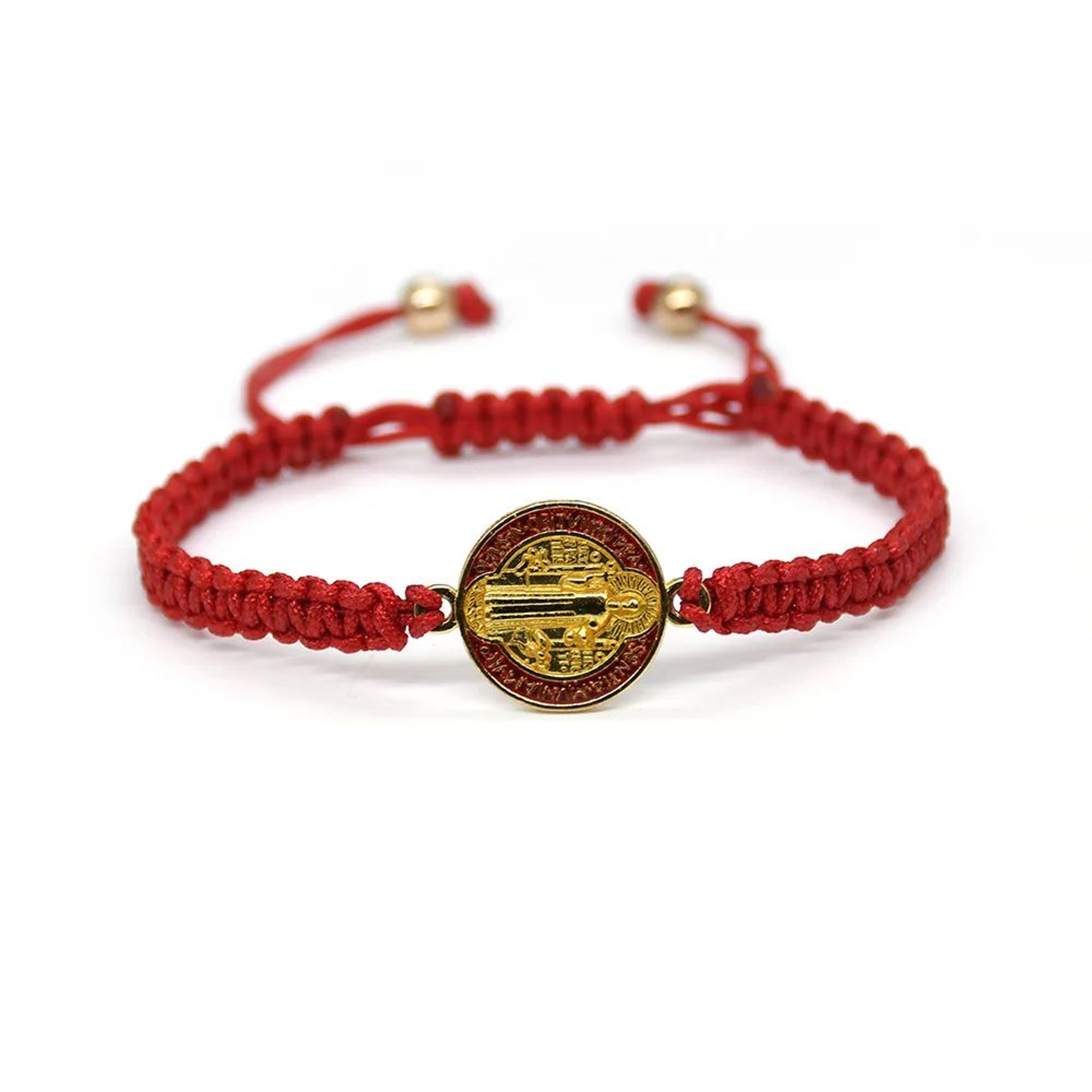 Saint Benedict Cross Rope Bracelet 4