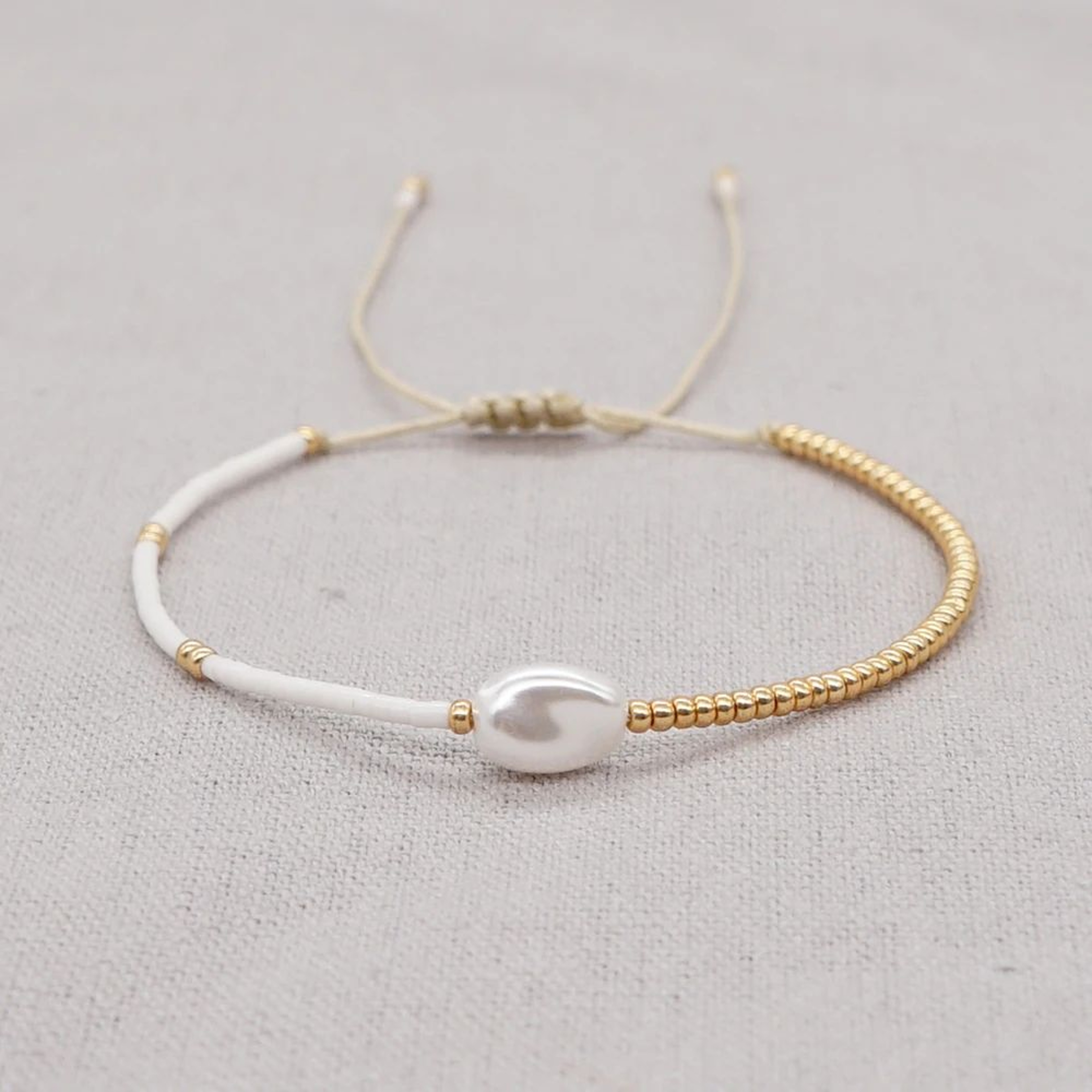Baroque Pearl Miyuki Beaded Bracelet 0