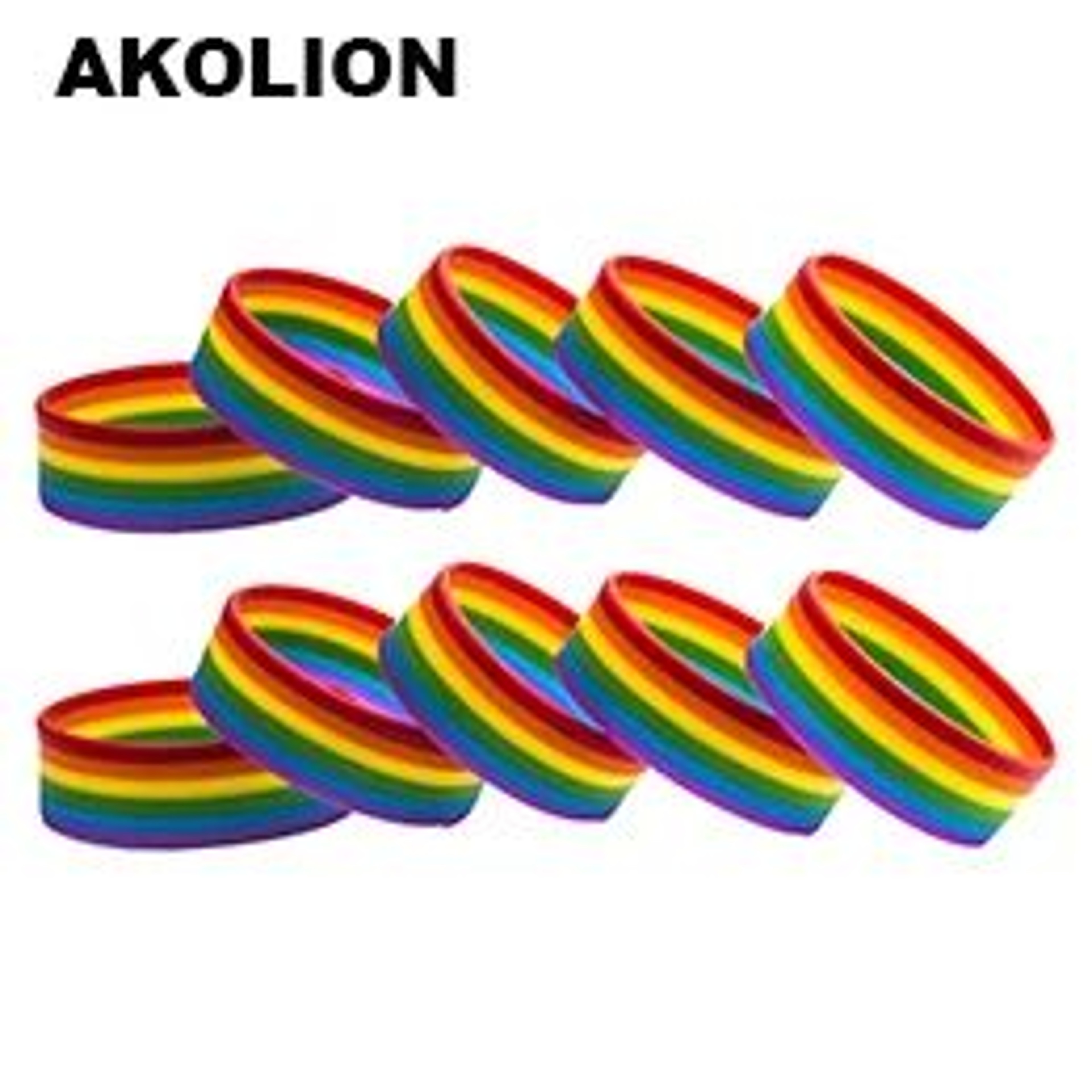 Transgender Pride Silicone Wristband 1
