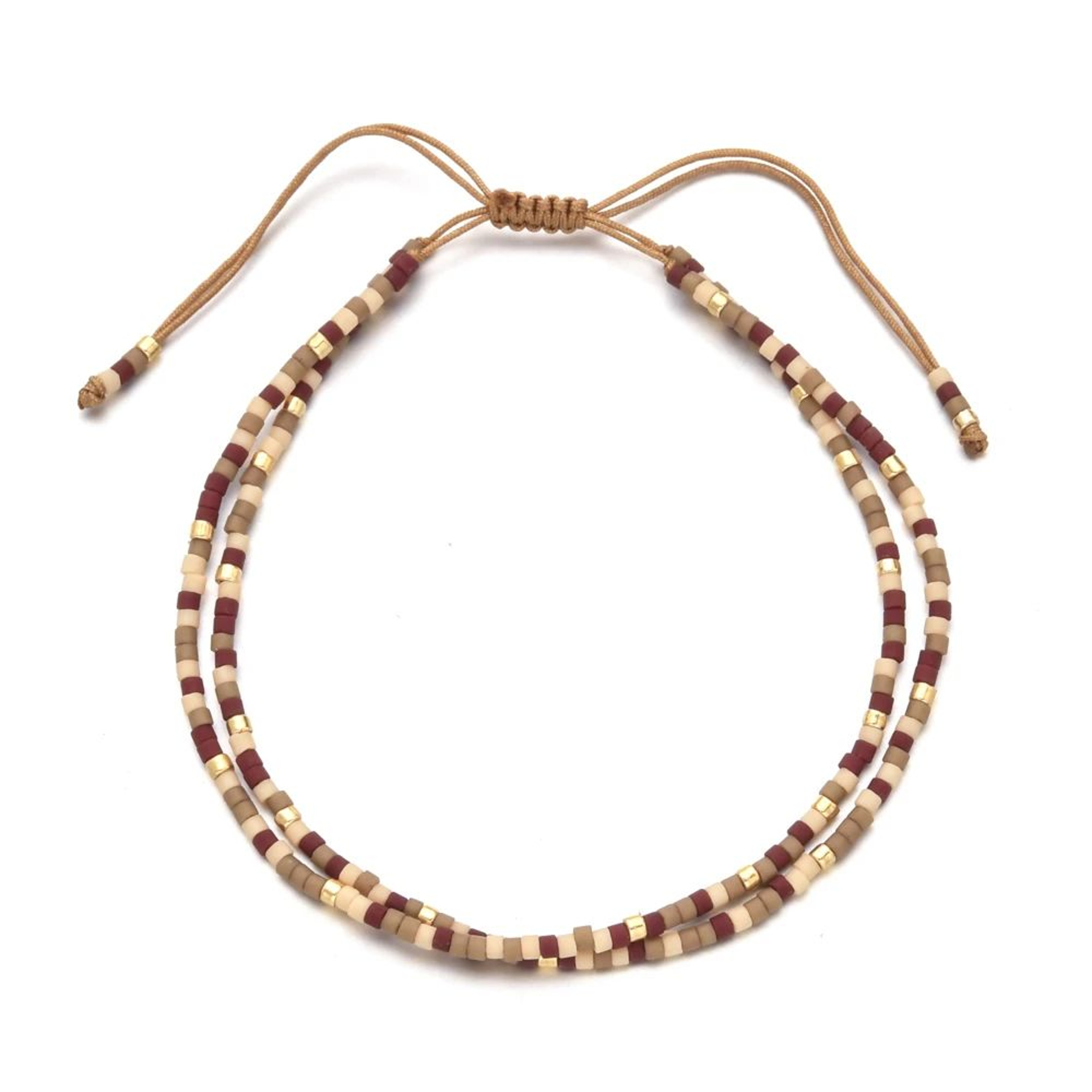 Blue Miyuki Seed Bead Braided Bracelet 6