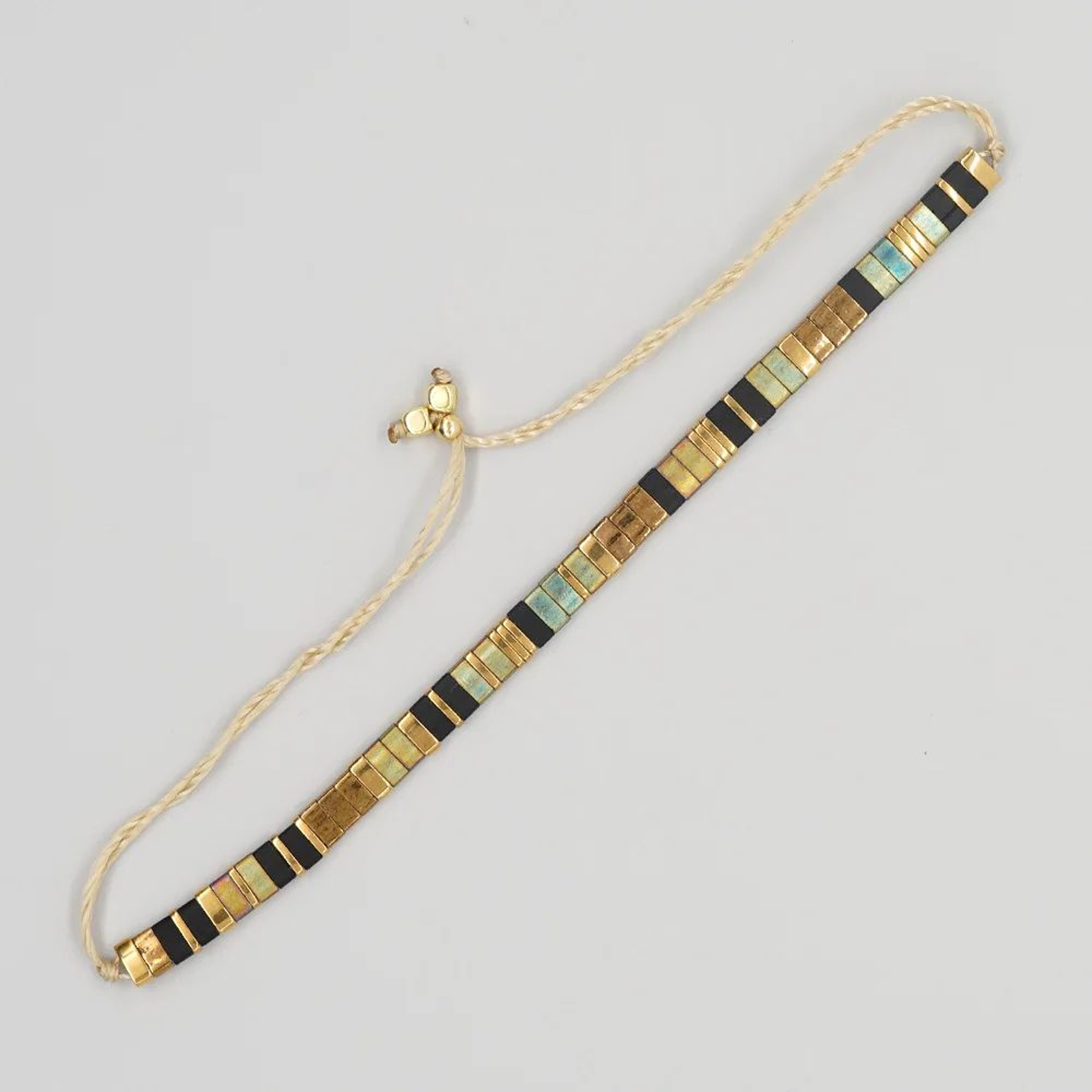 Colorful Tila Beaded Woven Bracelet 5