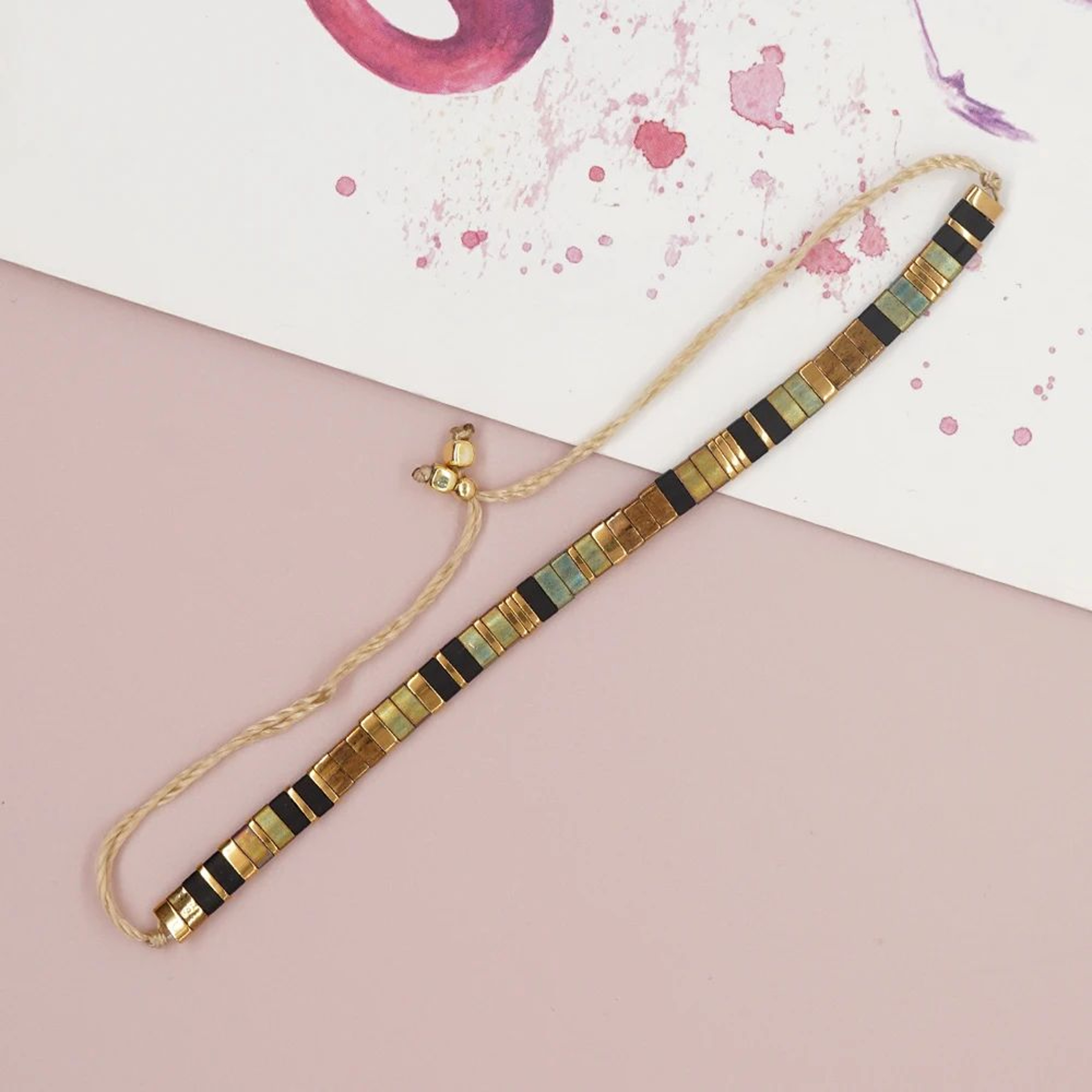 Boho Colorful Tila Beaded Bracelet 2
