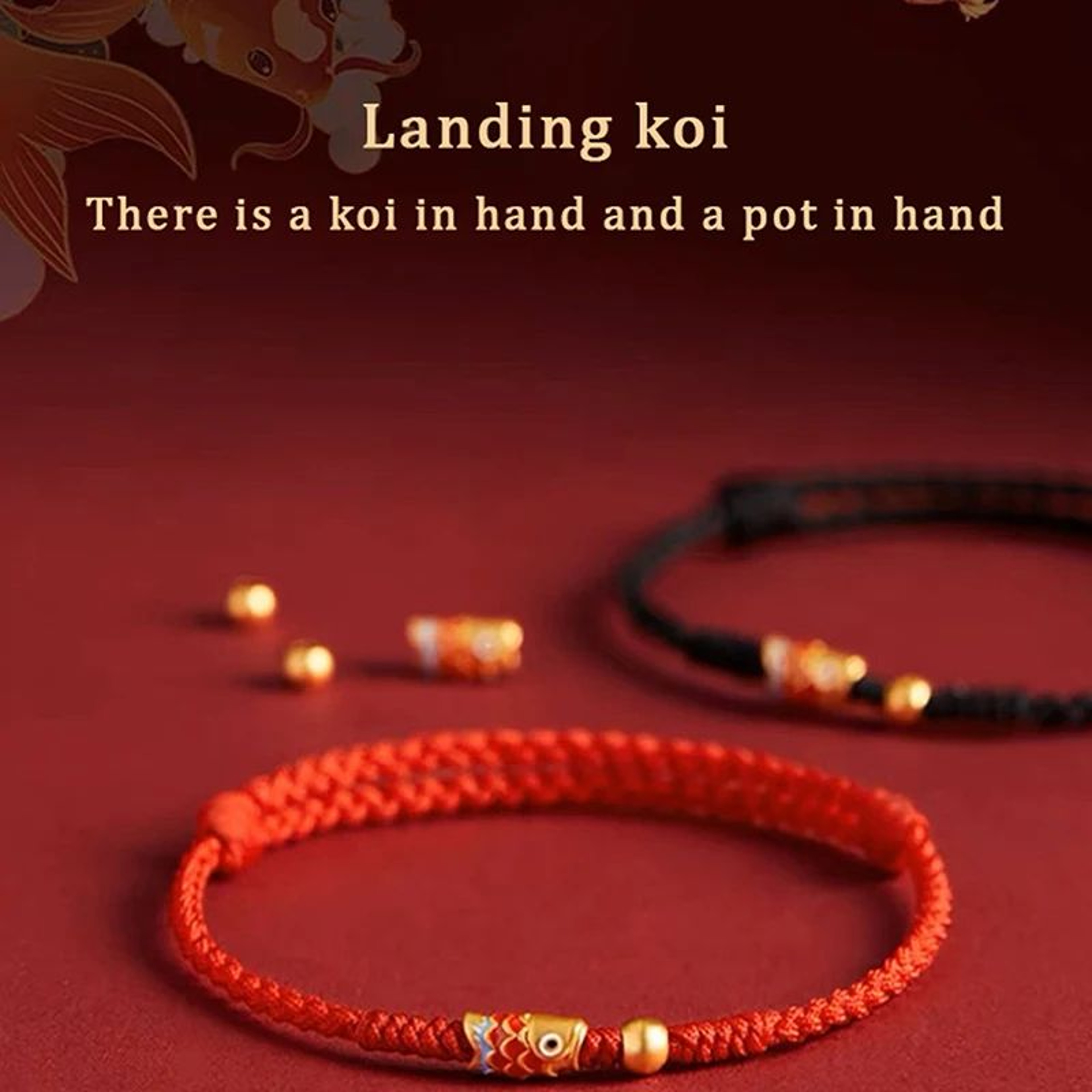 Braided Koi Fish Friendship Bracelet 0