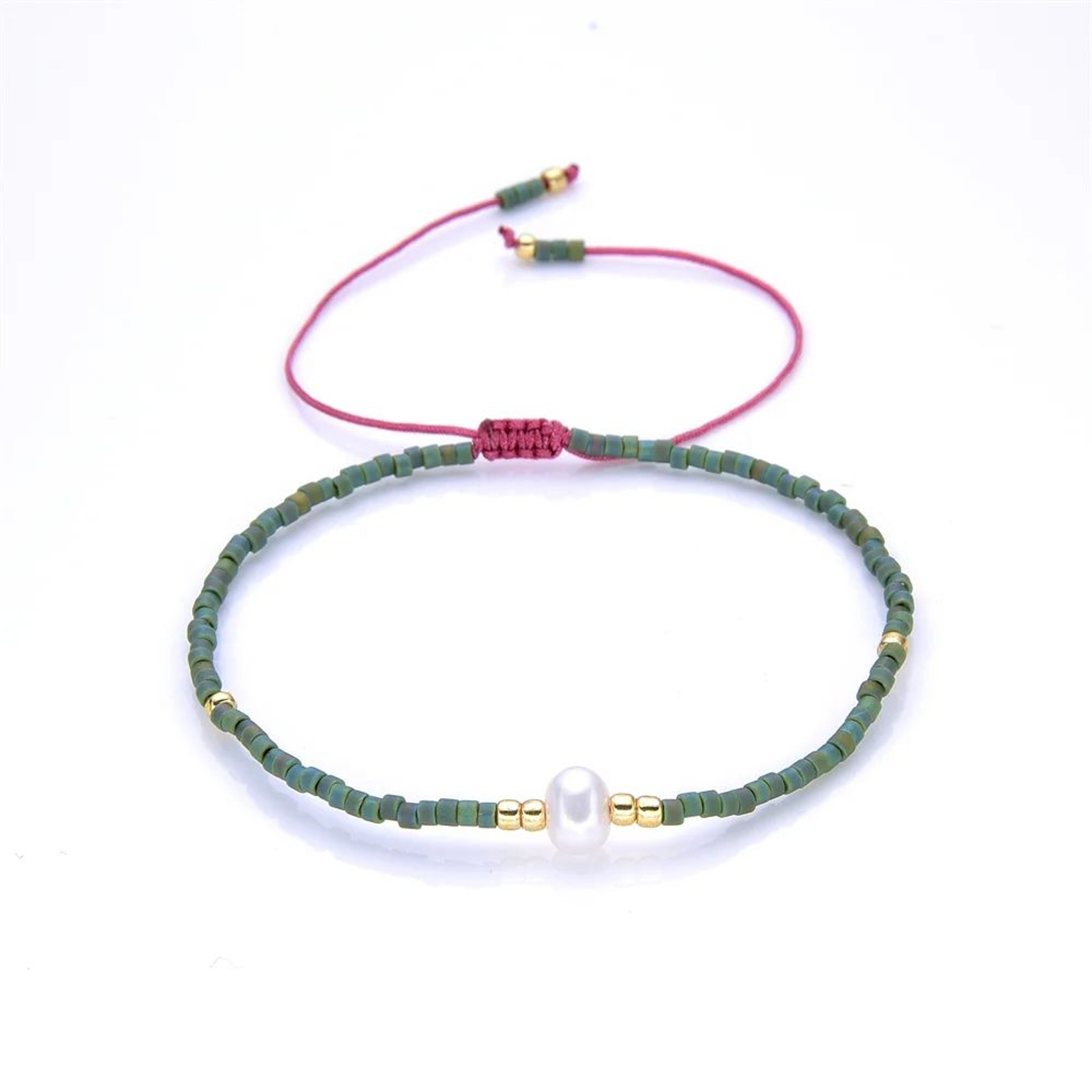 Multicolor Miyuki Pearl Beaded Bracelet 1