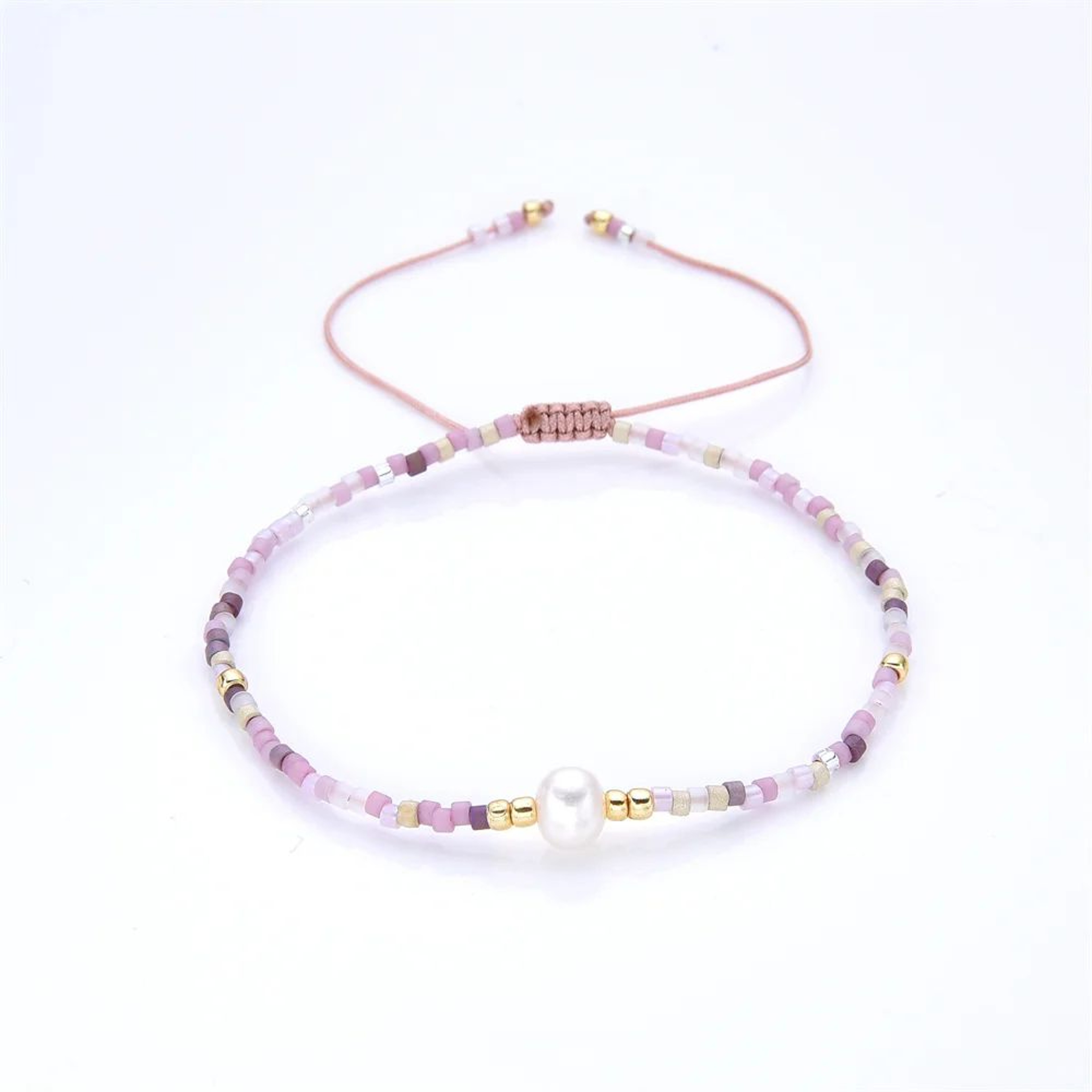 Multicolor Miyuki Pearl Beaded Bracelet 6