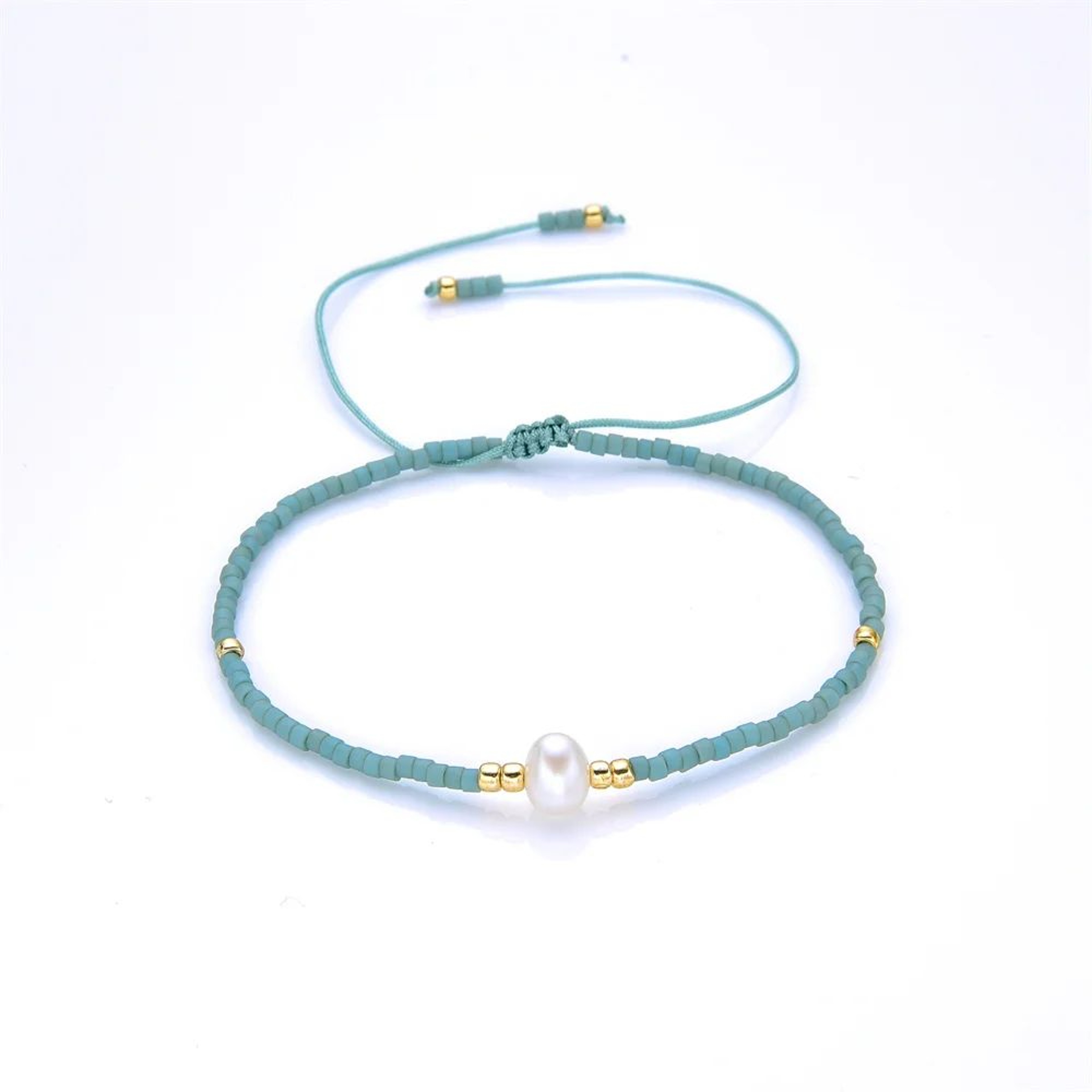 Multicolor Miyuki Pearl Beaded Bracelet 11