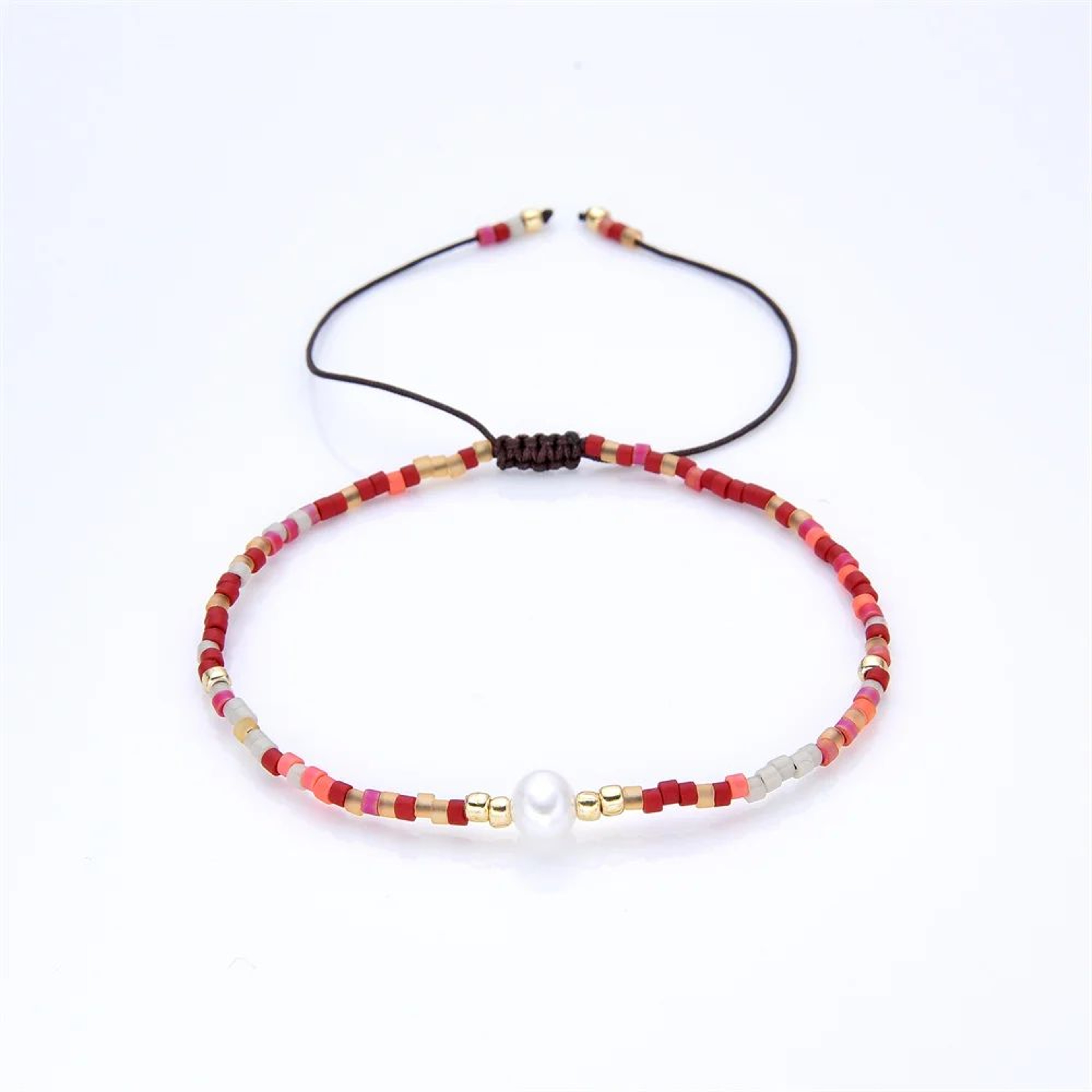 Multicolor Miyuki Pearl Beaded Bracelet 9