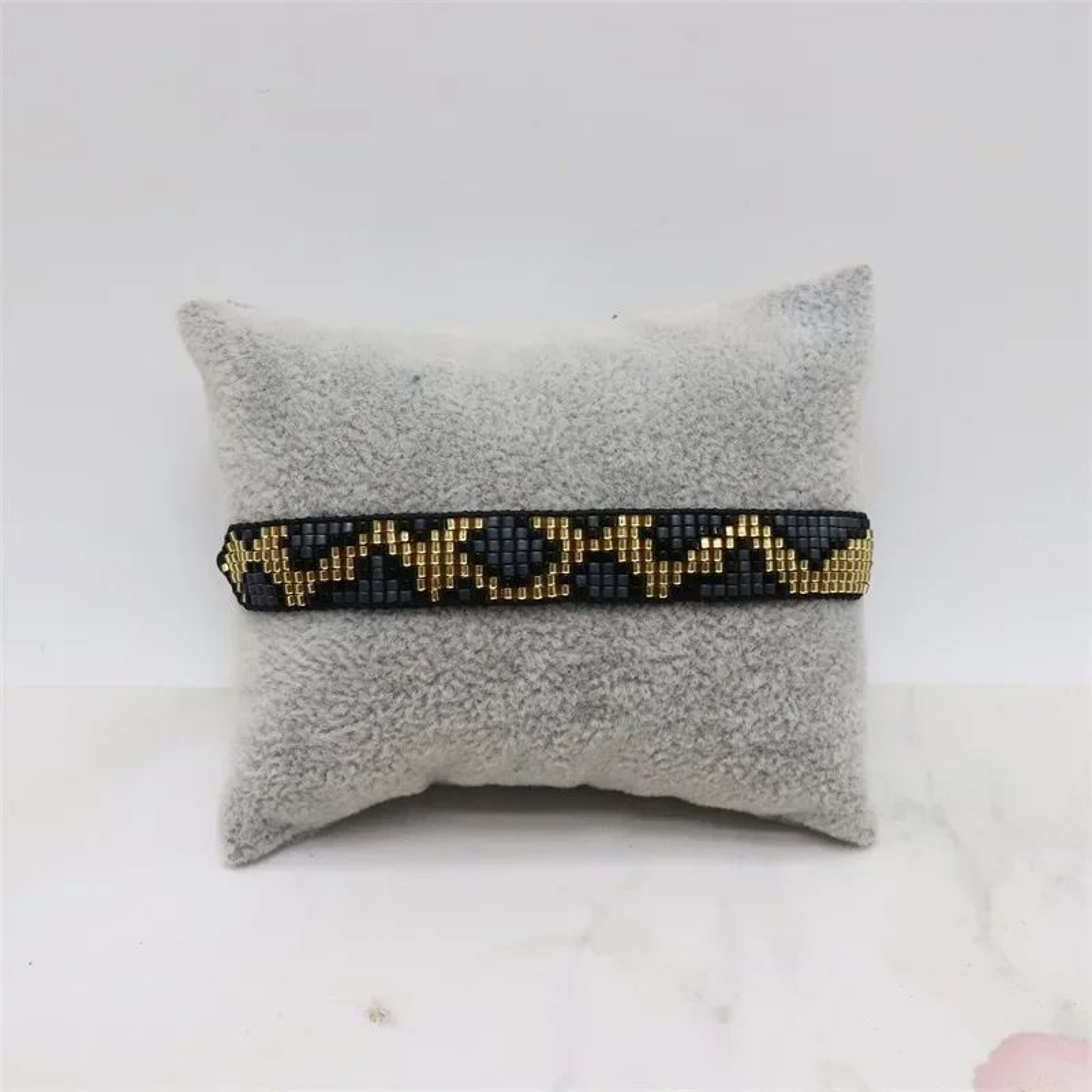 Vintage Leopard Miyuki Beaded Bracelet 2
