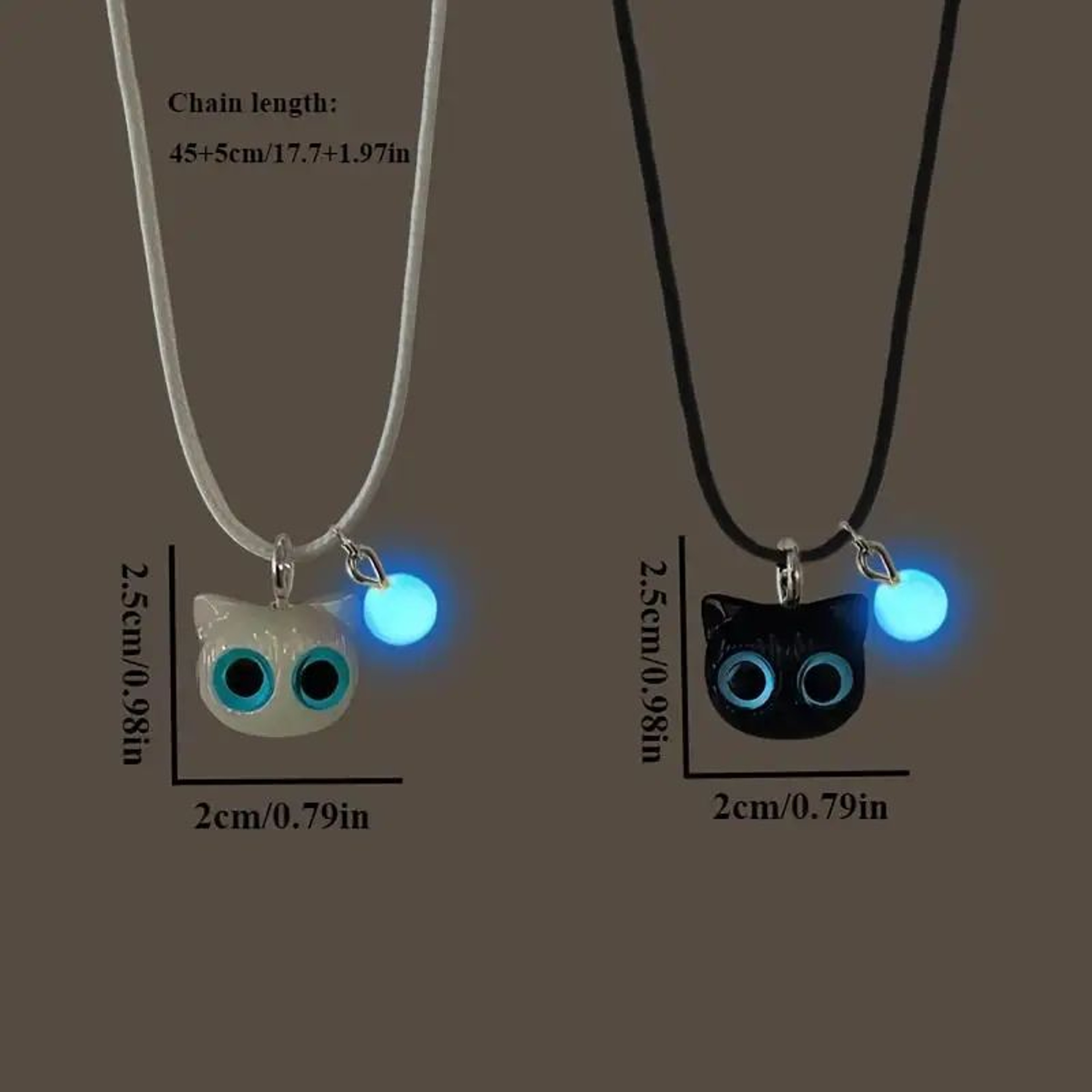 Luminous Big Eye Cat Friendship Bracelet 2