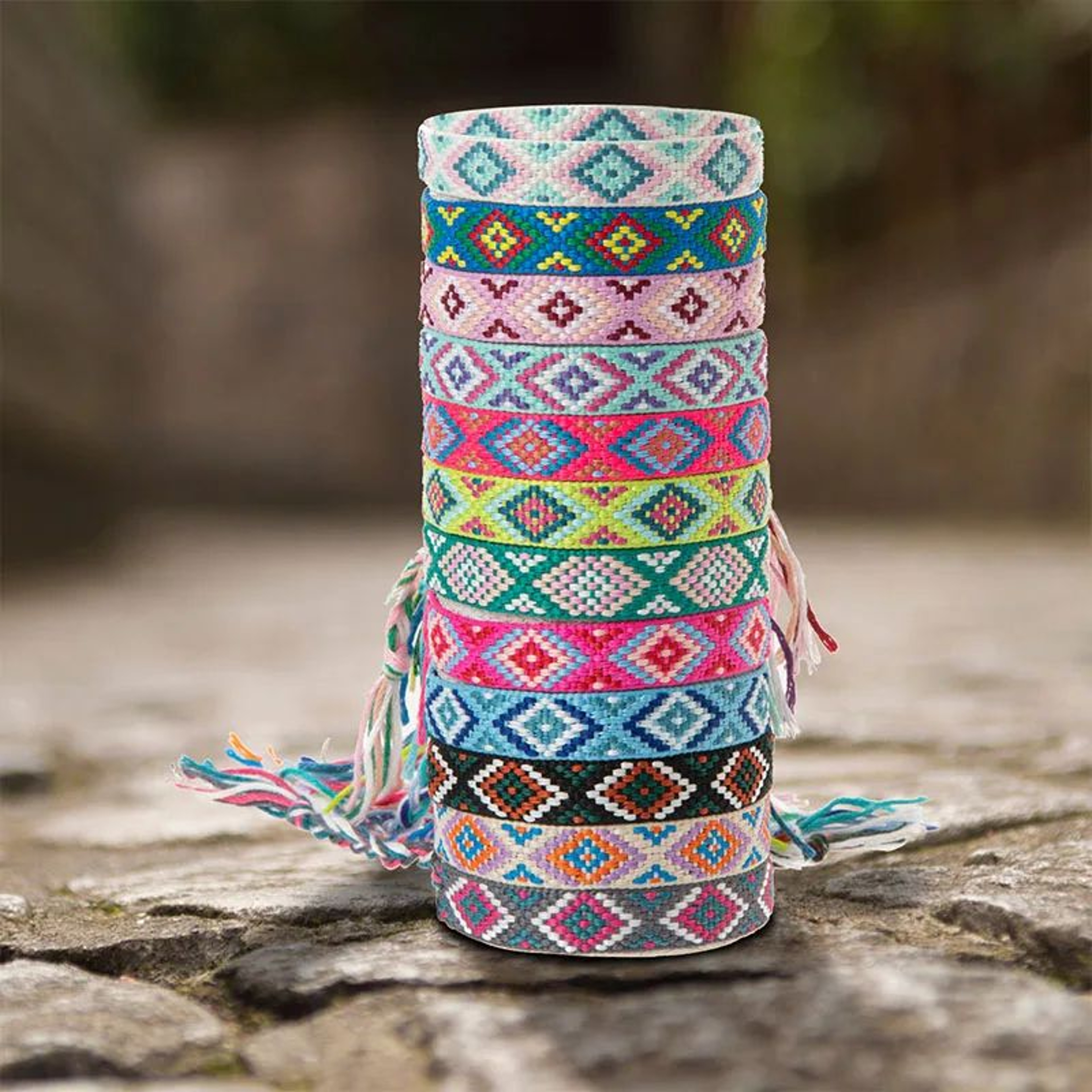 Bohemian Adjustable Woven Bracelet Set 2