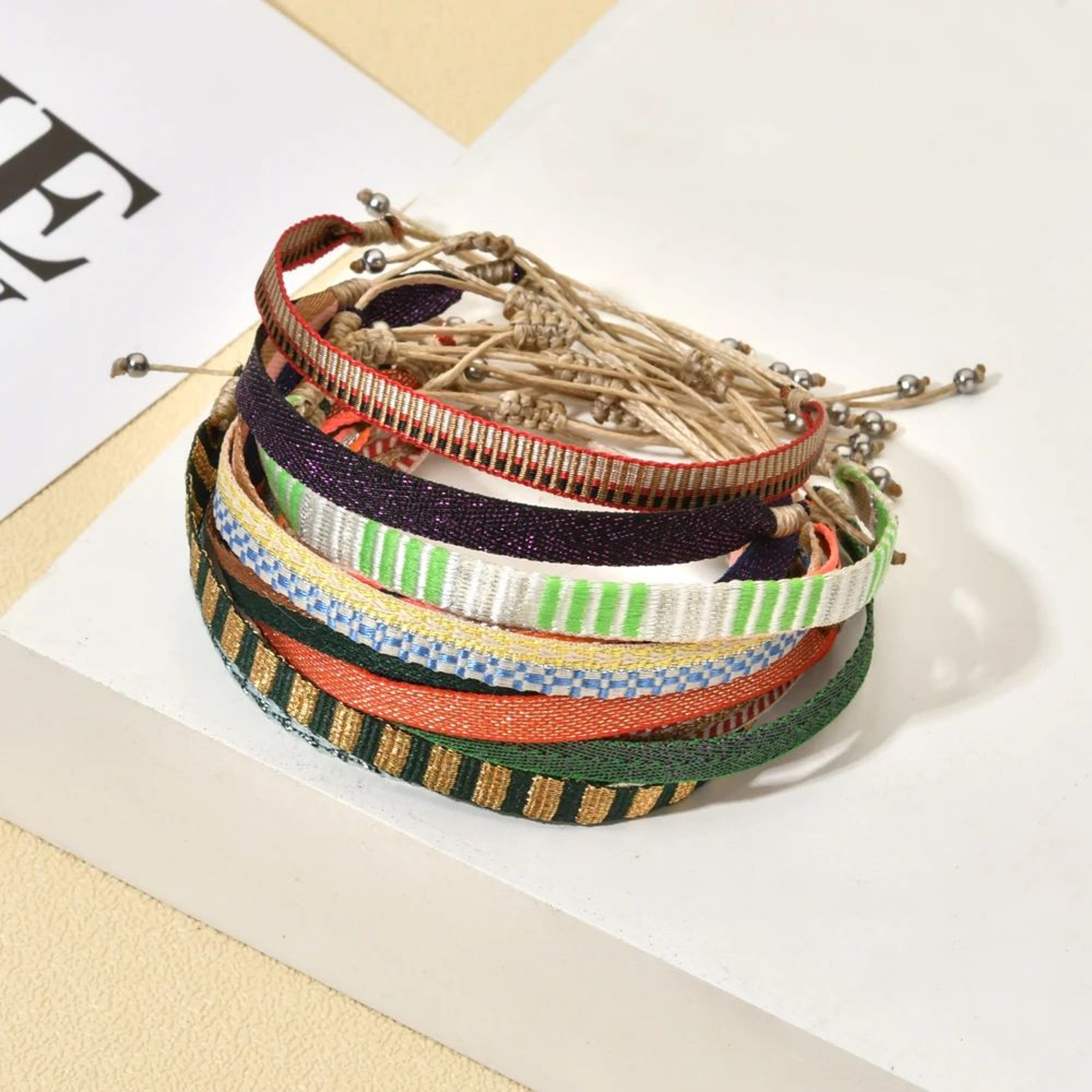 Multicolor Boho Hand Woven Friendship Bracelet 1