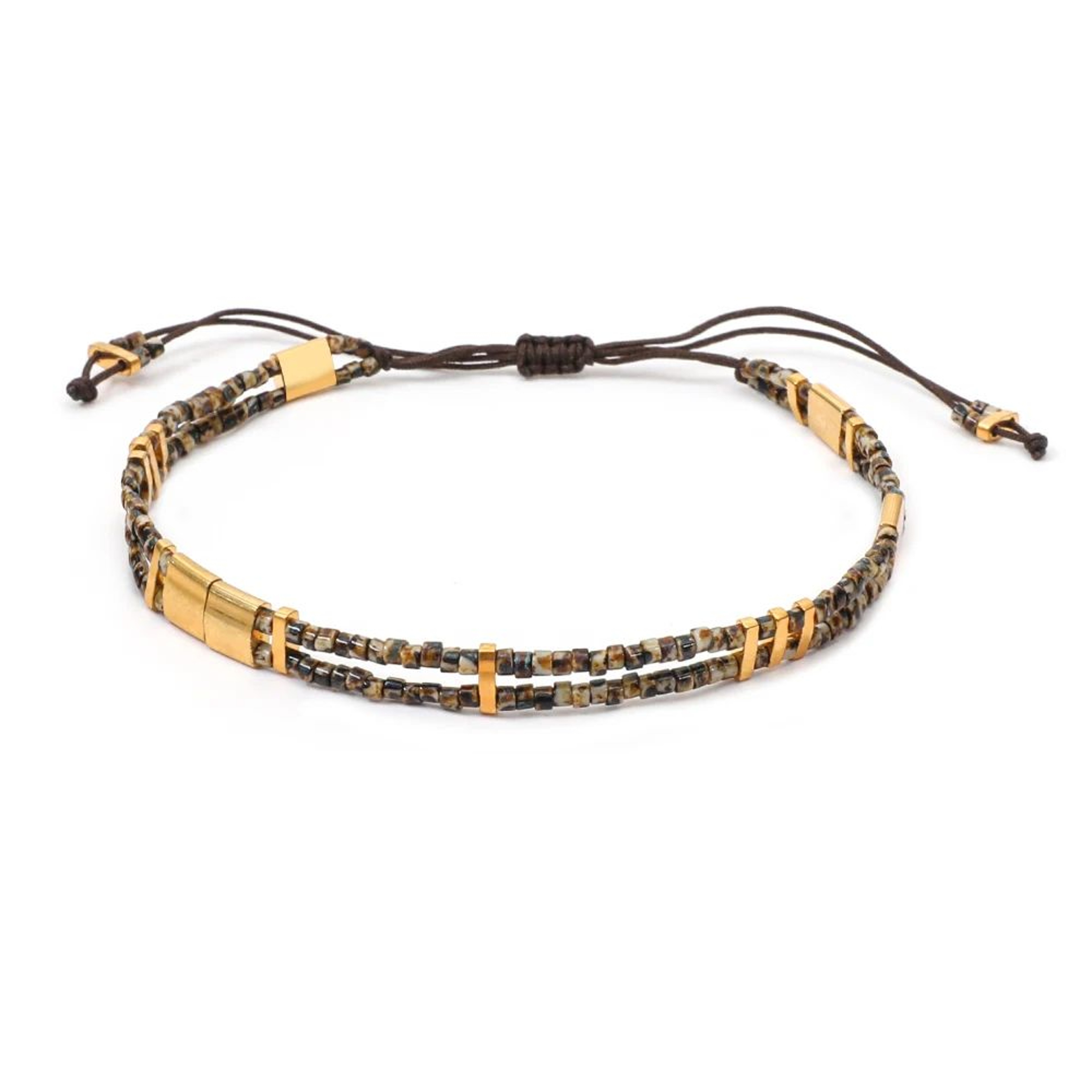 Colorful Boho Miyuki Tila Bead Bracelet 3