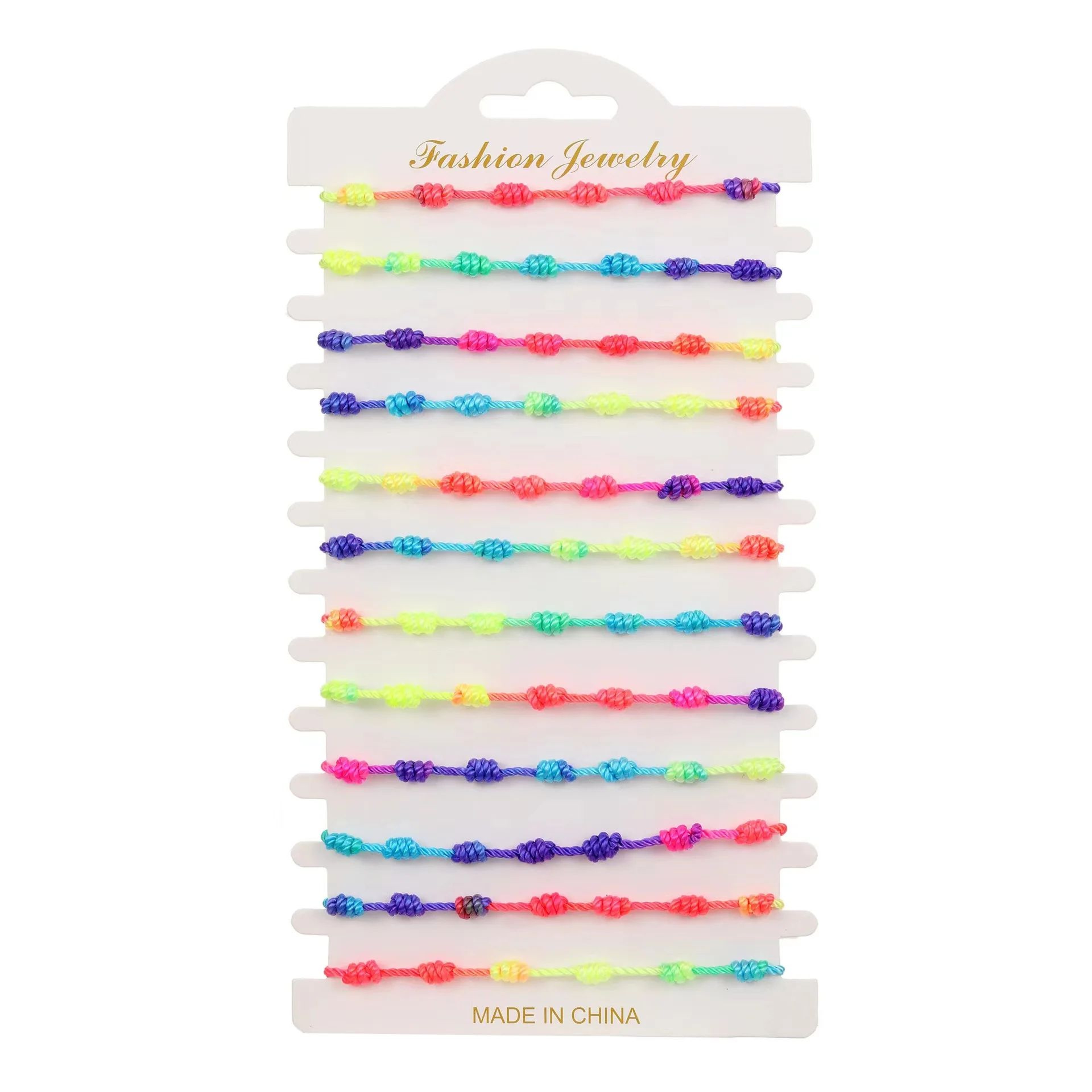 Rainbow Seven Knot Lucky Bracelet Set 5