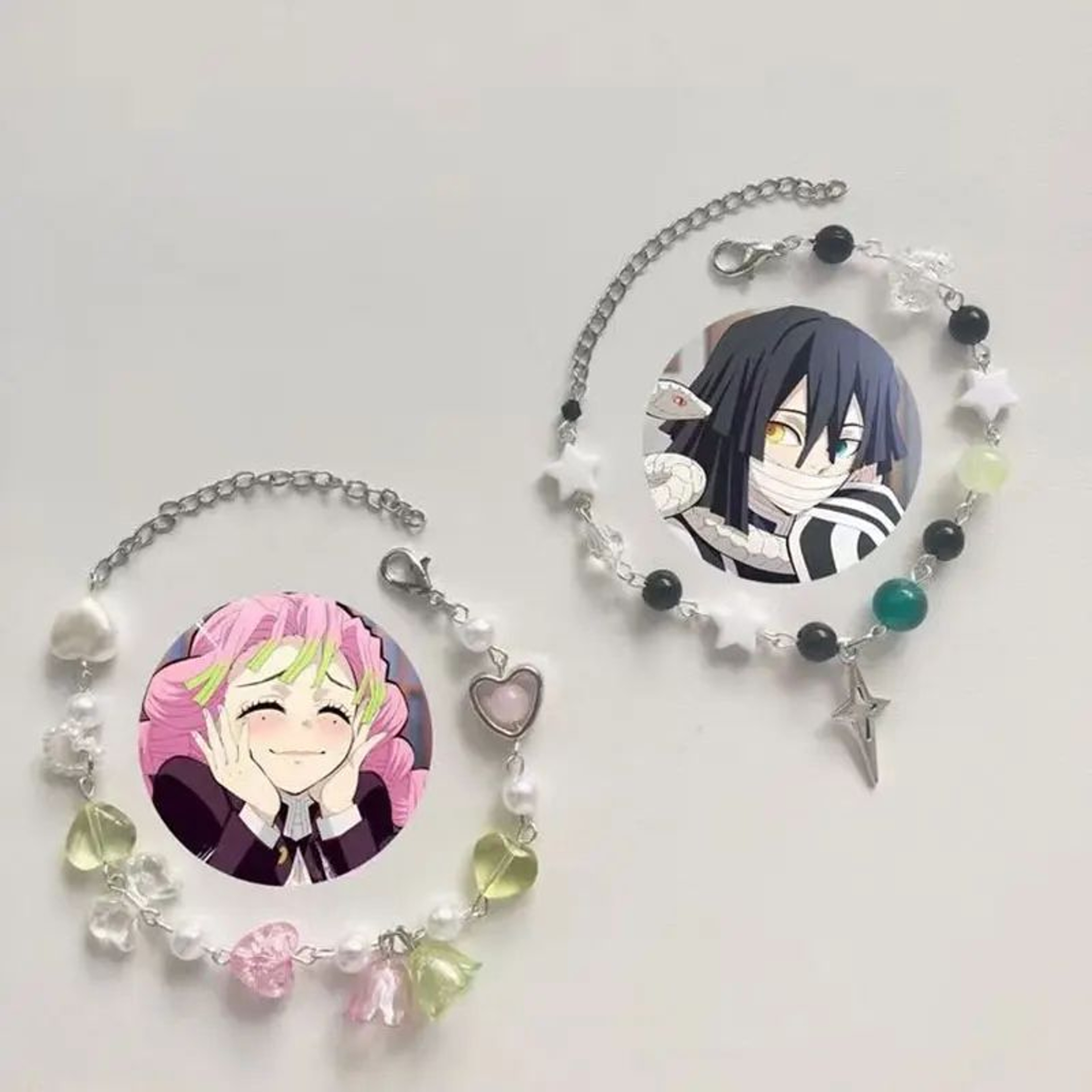 Obanai And Mitsuri Inspired Couple Bracelet 0