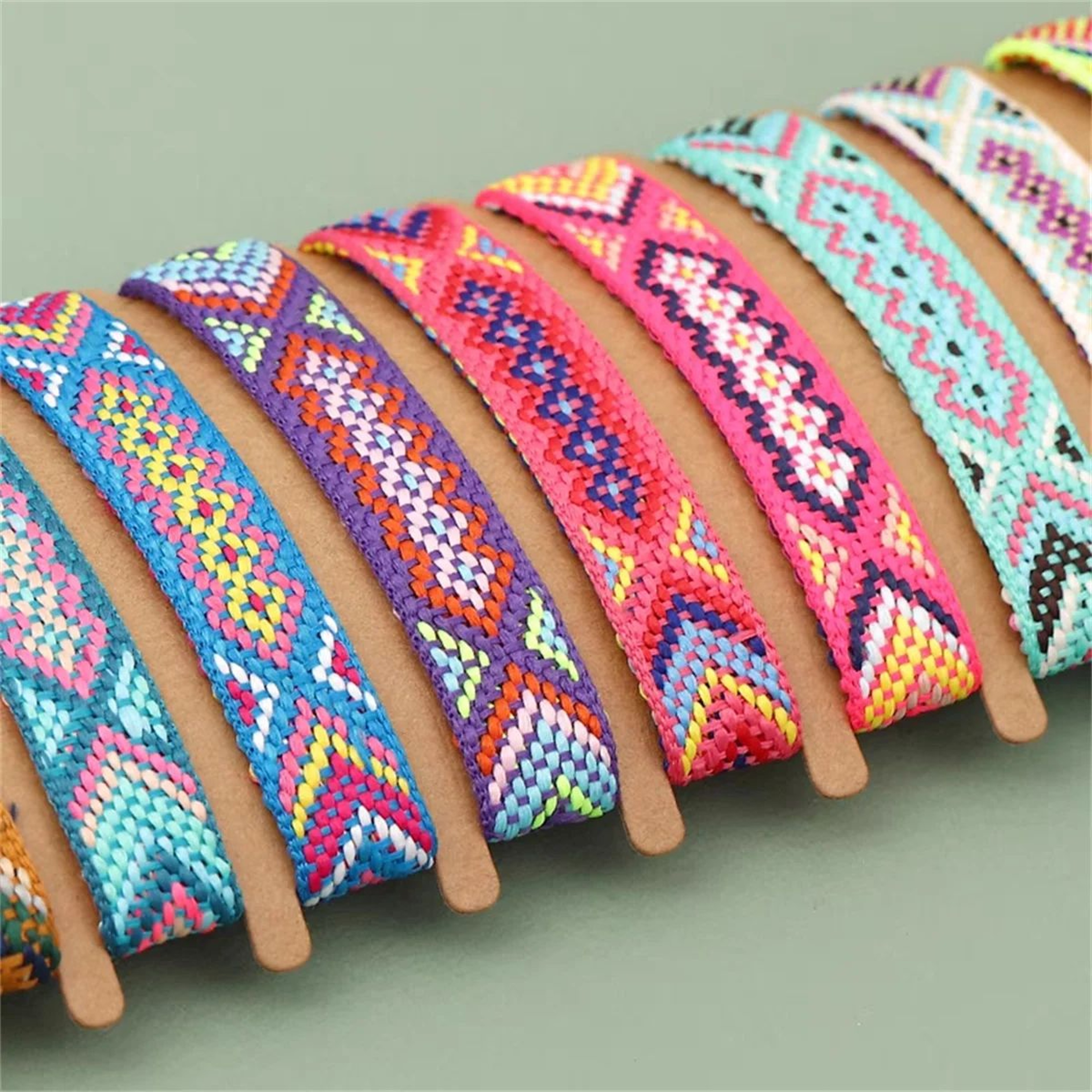Nepalese Style Woven Friendship Bracelet Set 2