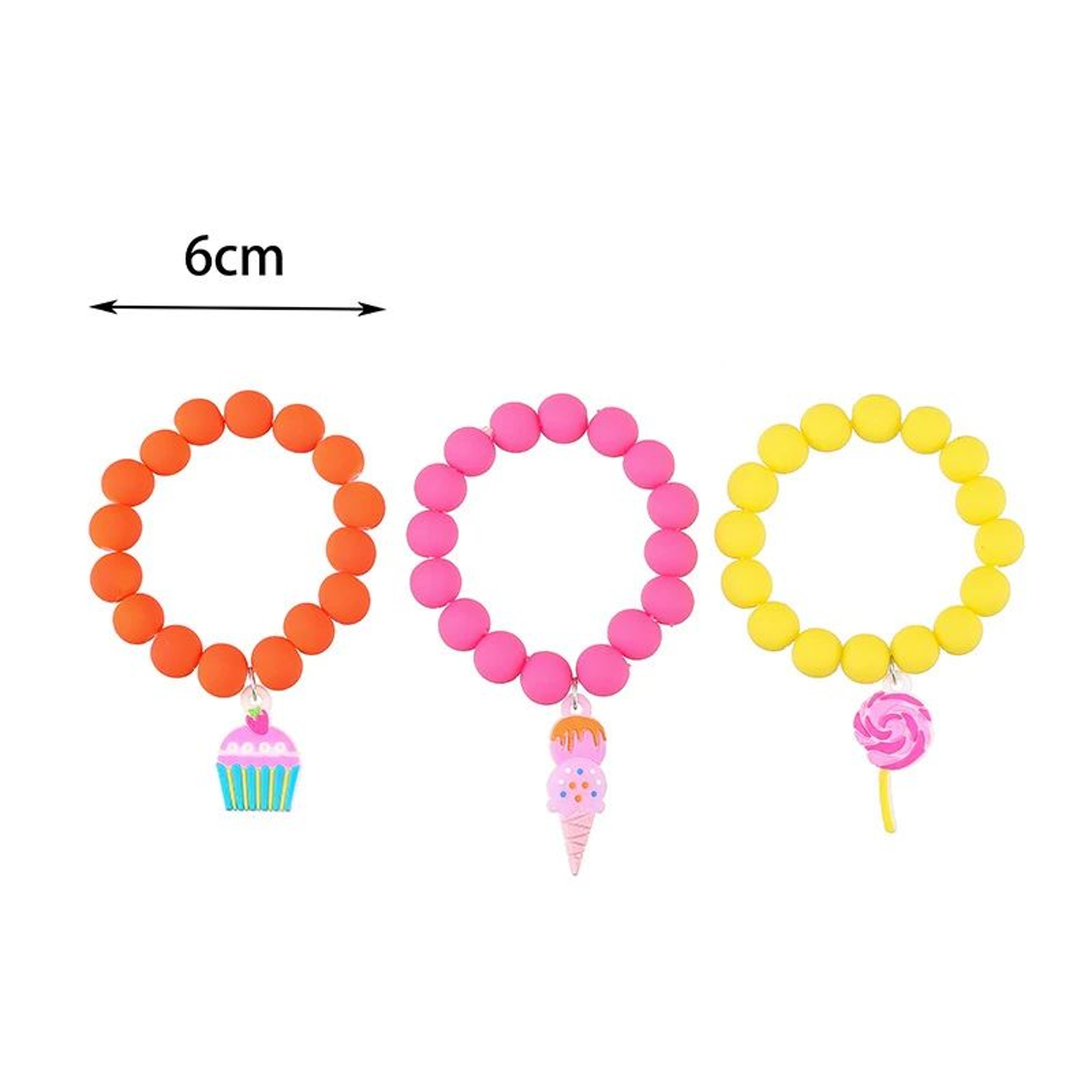 Candy Color Ice Cream Charm Bracelet Set 1