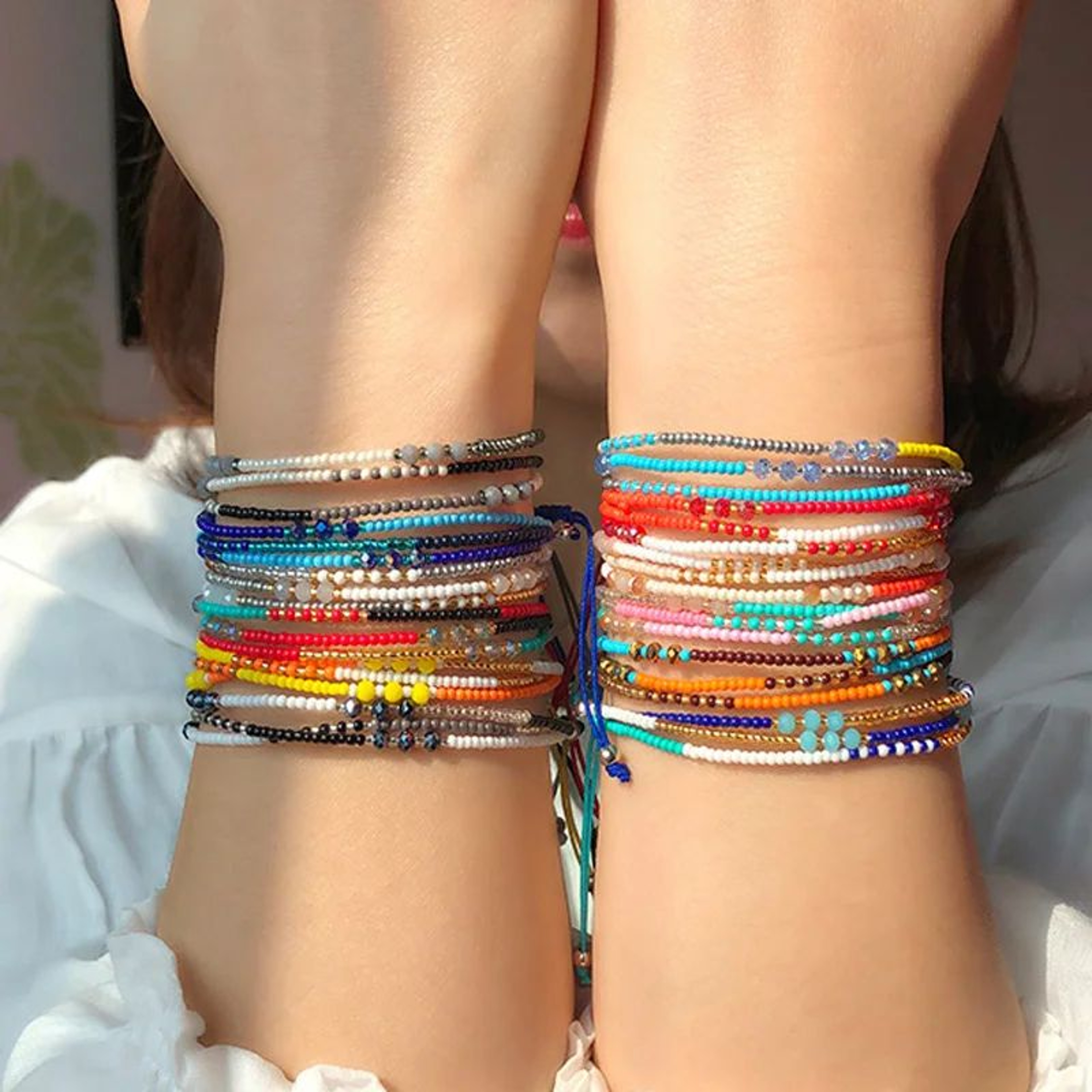 Bohemian Seed Bead Friendship Bracelet 0