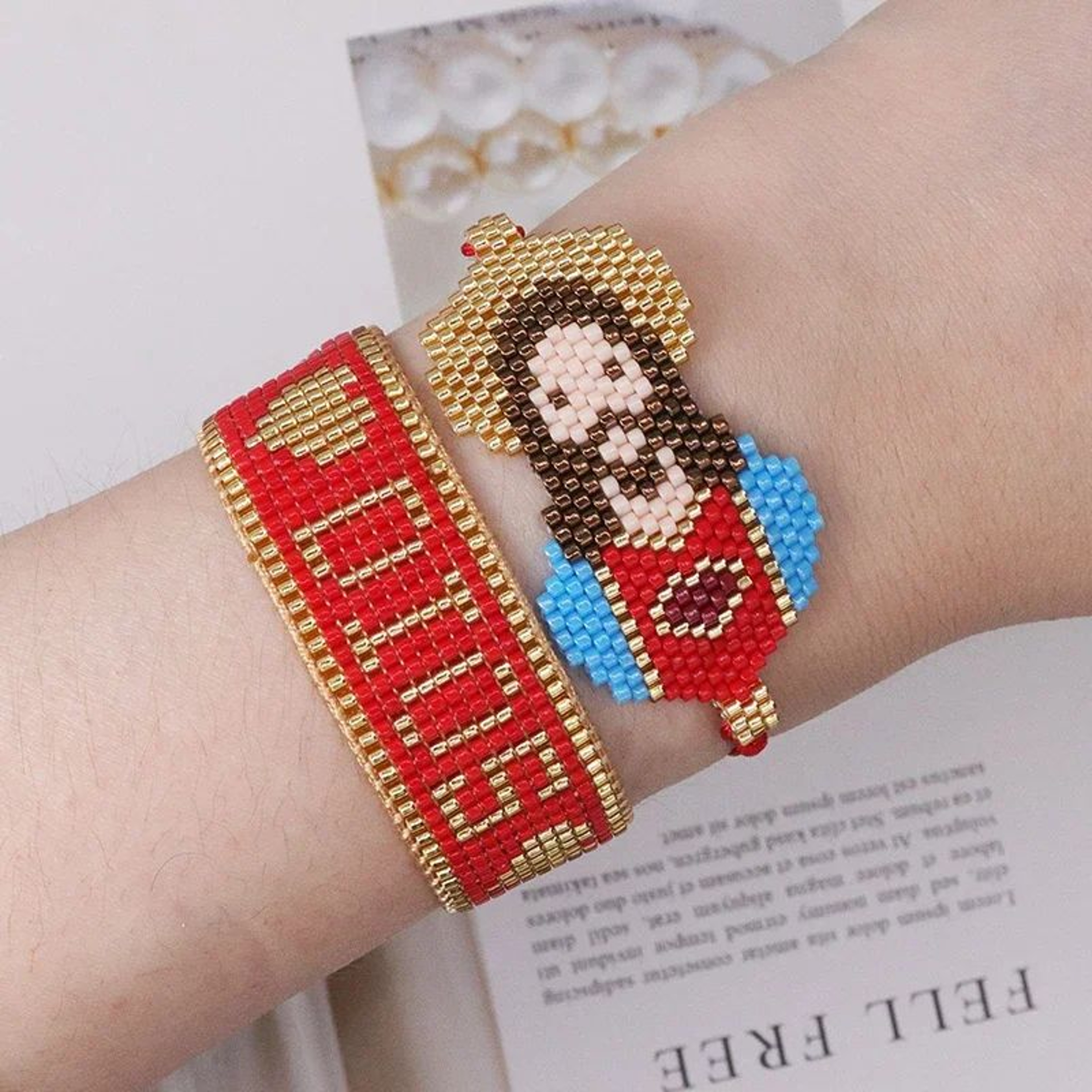 Jesus Dios Miyuki Beaded Bracelet 0