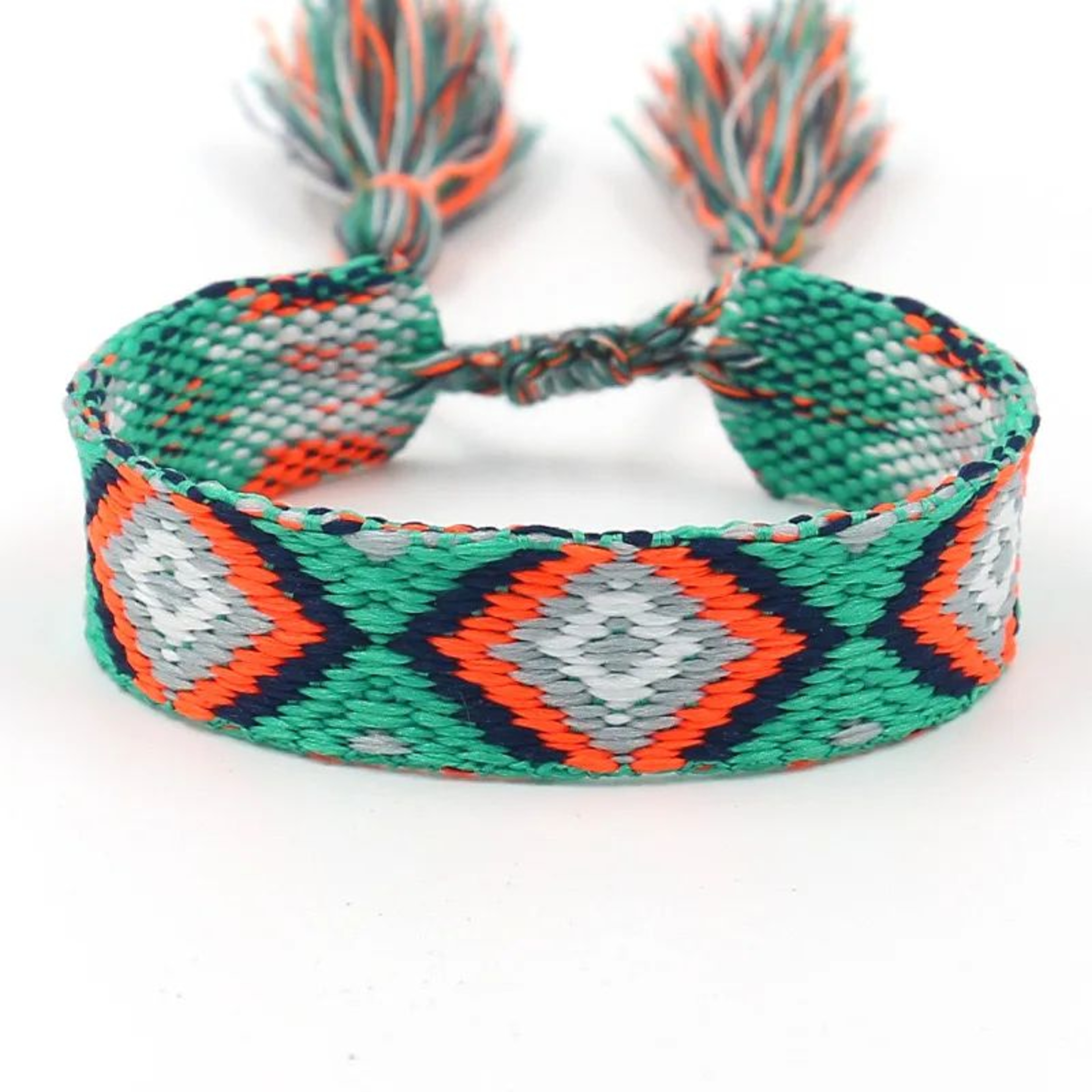 Colorful Boho Tassel Woven Friendship Bracelet 18