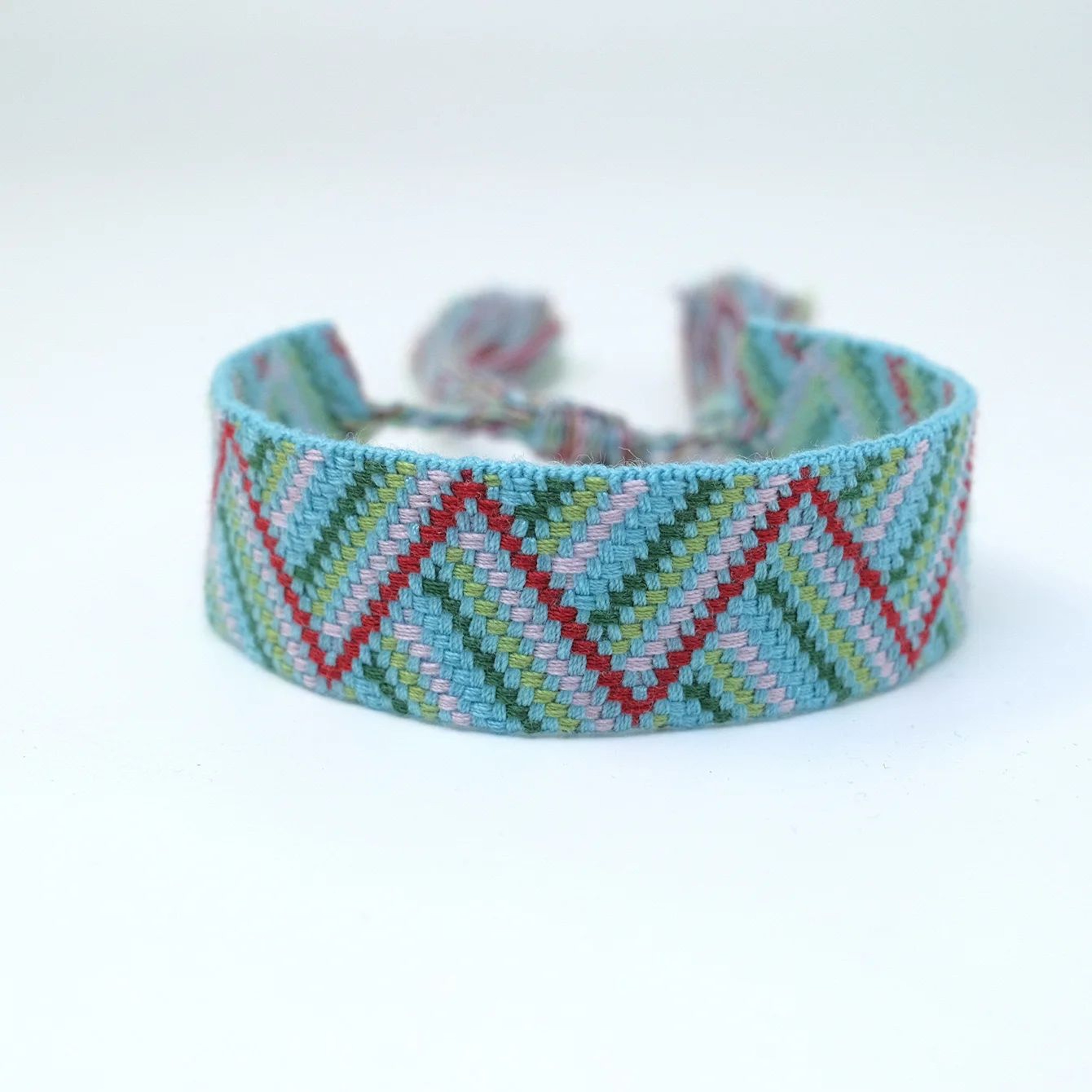 Colorful Boho Tassel Woven Friendship Bracelet 9