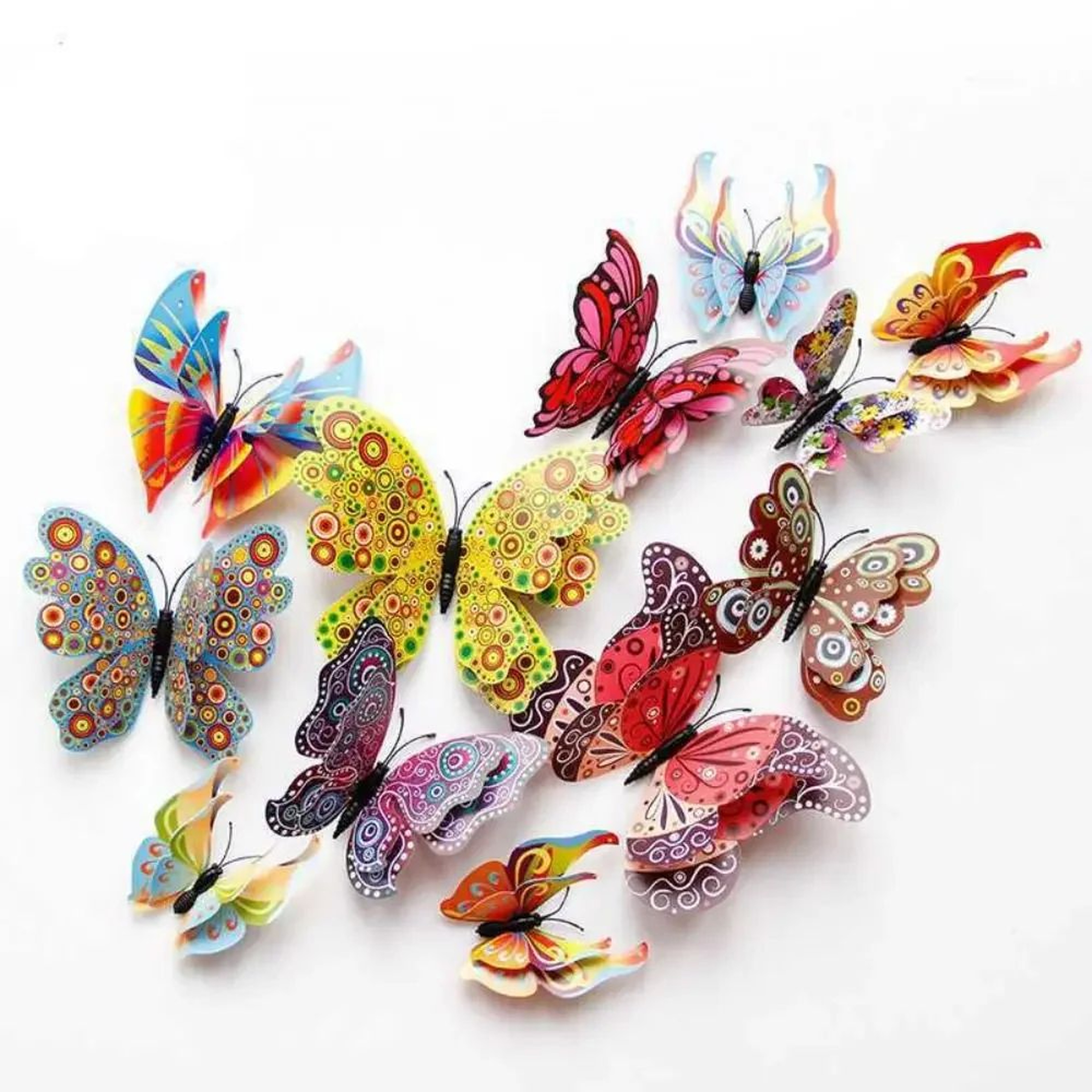 Colorful 3D Butterfly Wall Sticker Set 15