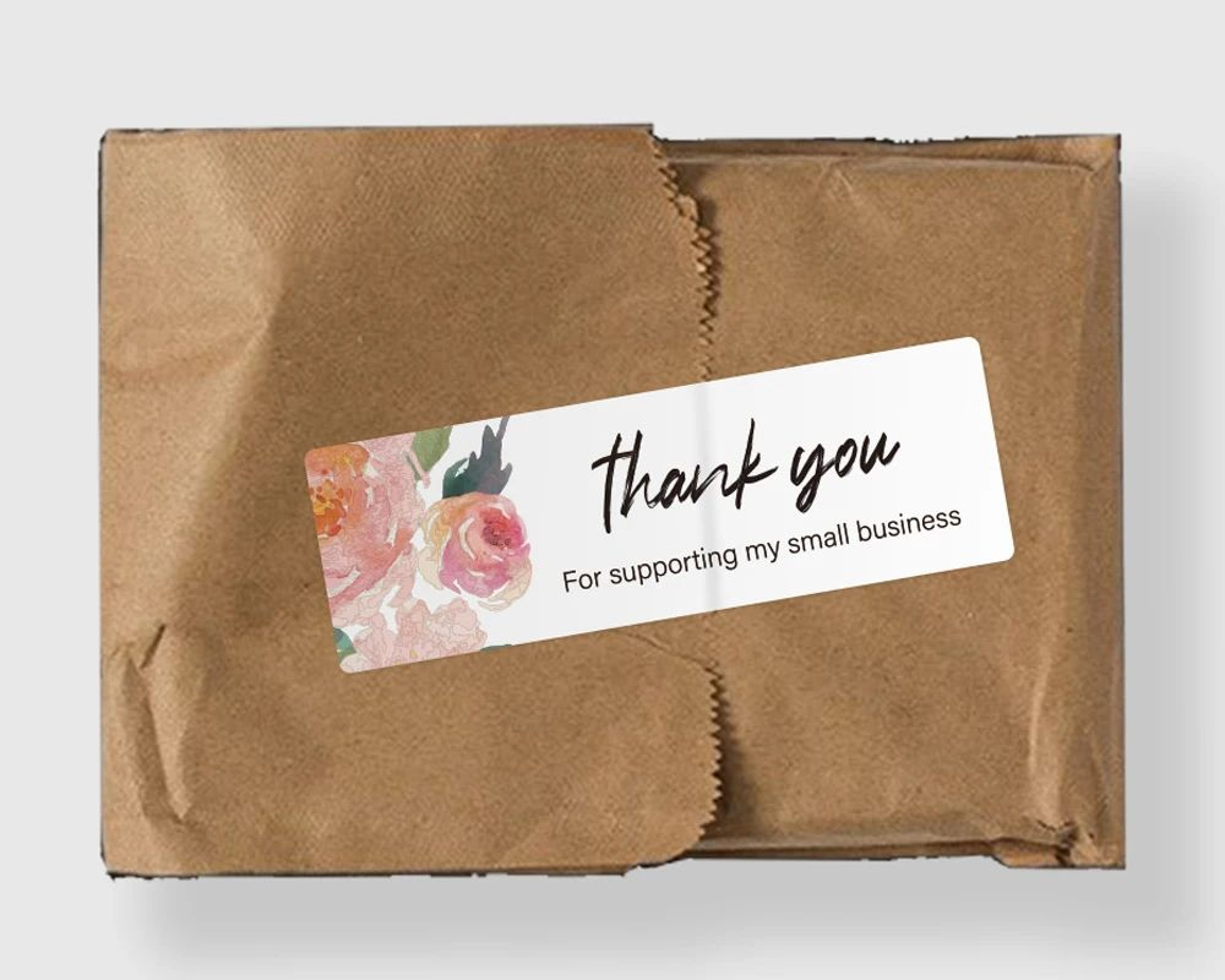 Personalized Rectangle Custom Logo Stickers 4