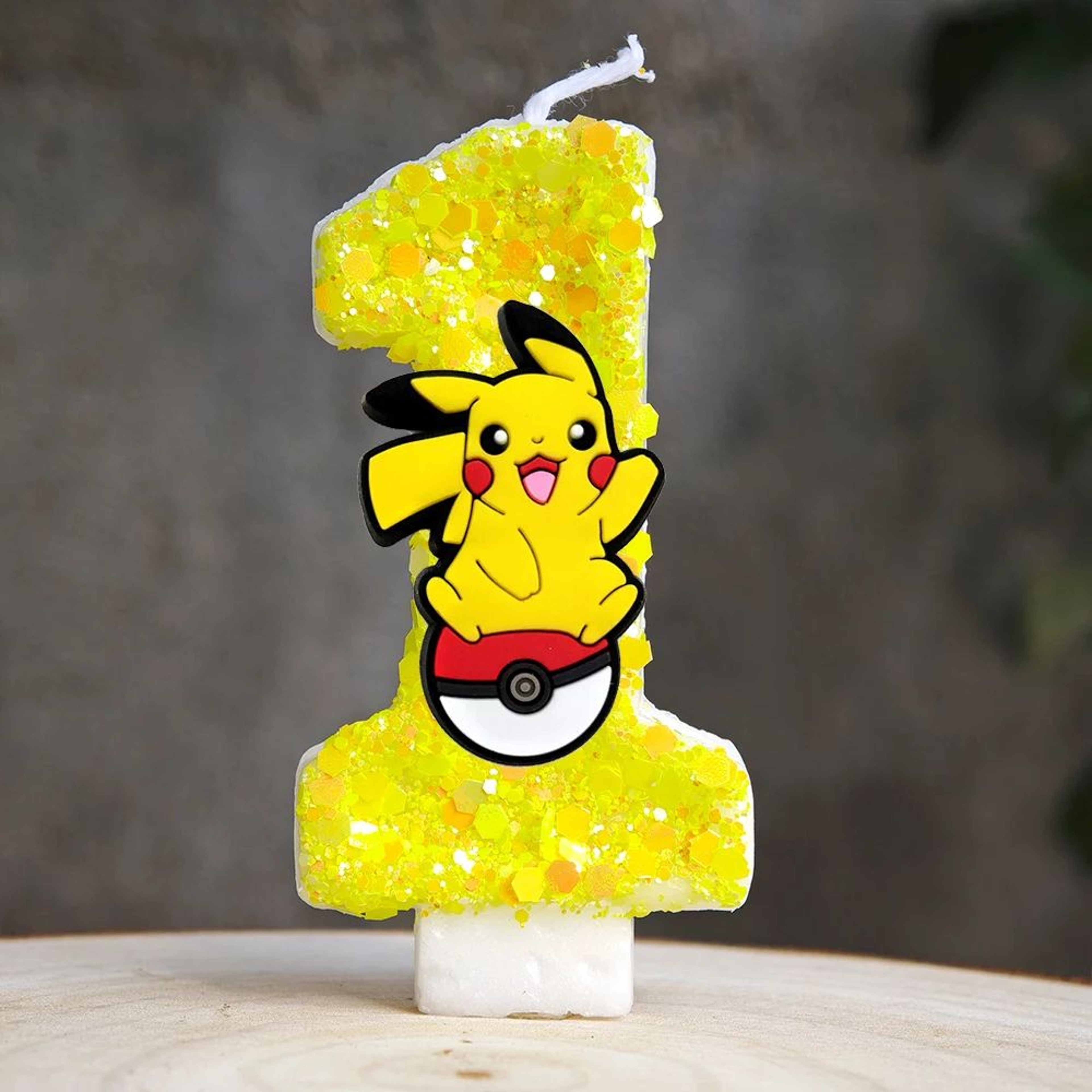 Pikachu Number Birthday Cake Candle 2