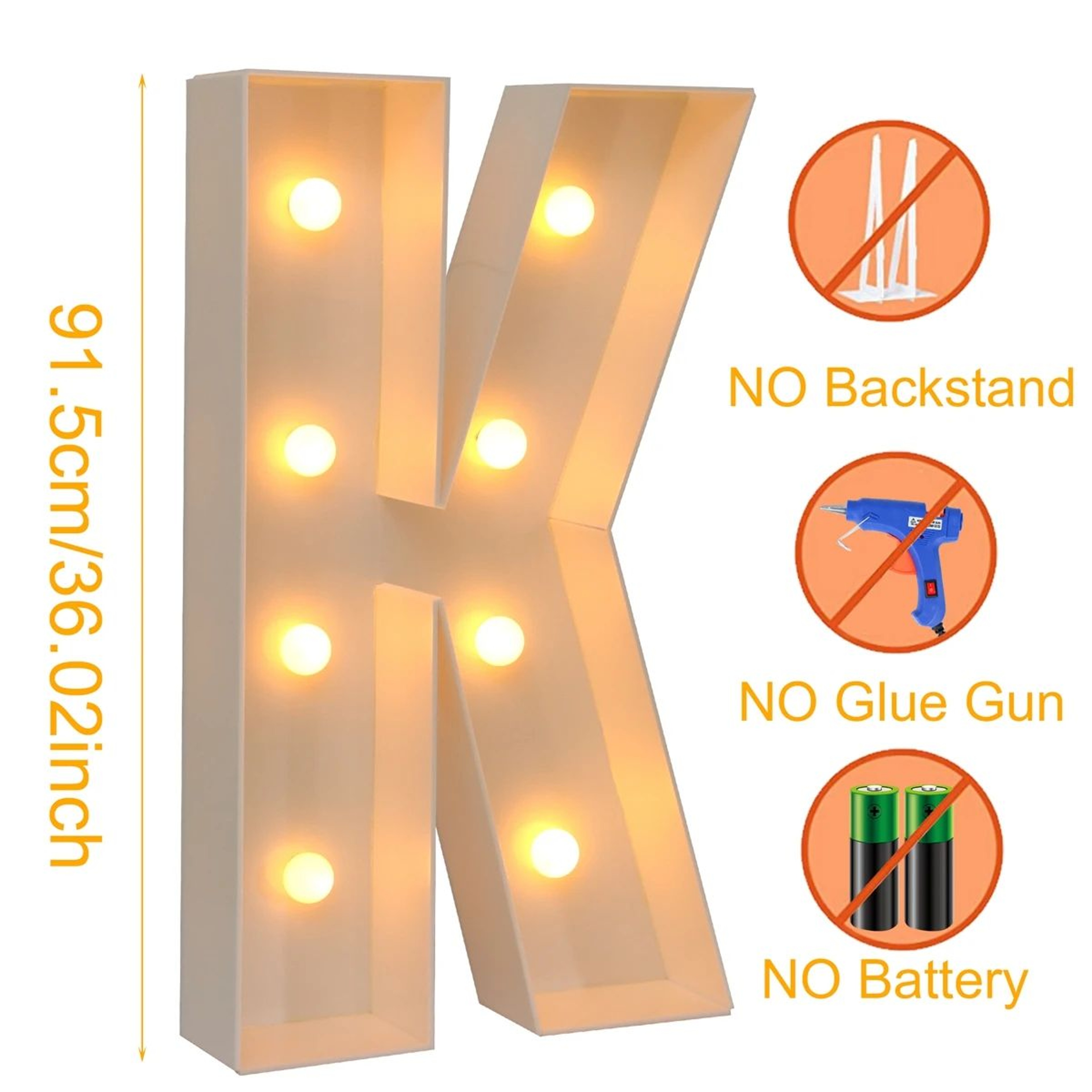 Giant LED Letter Balloon Filling Display Box 13