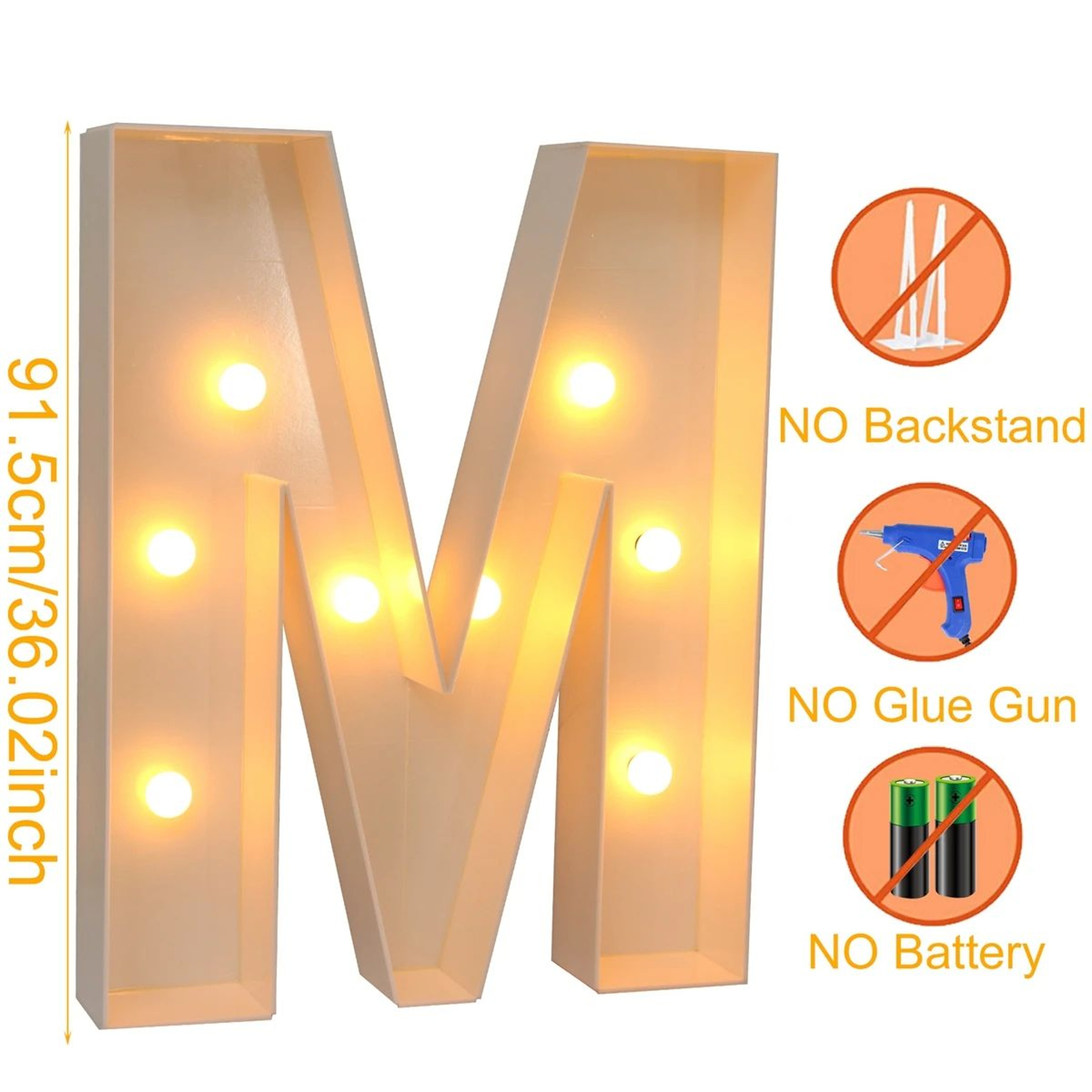 Giant LED Letter Balloon Filling Display Box 15