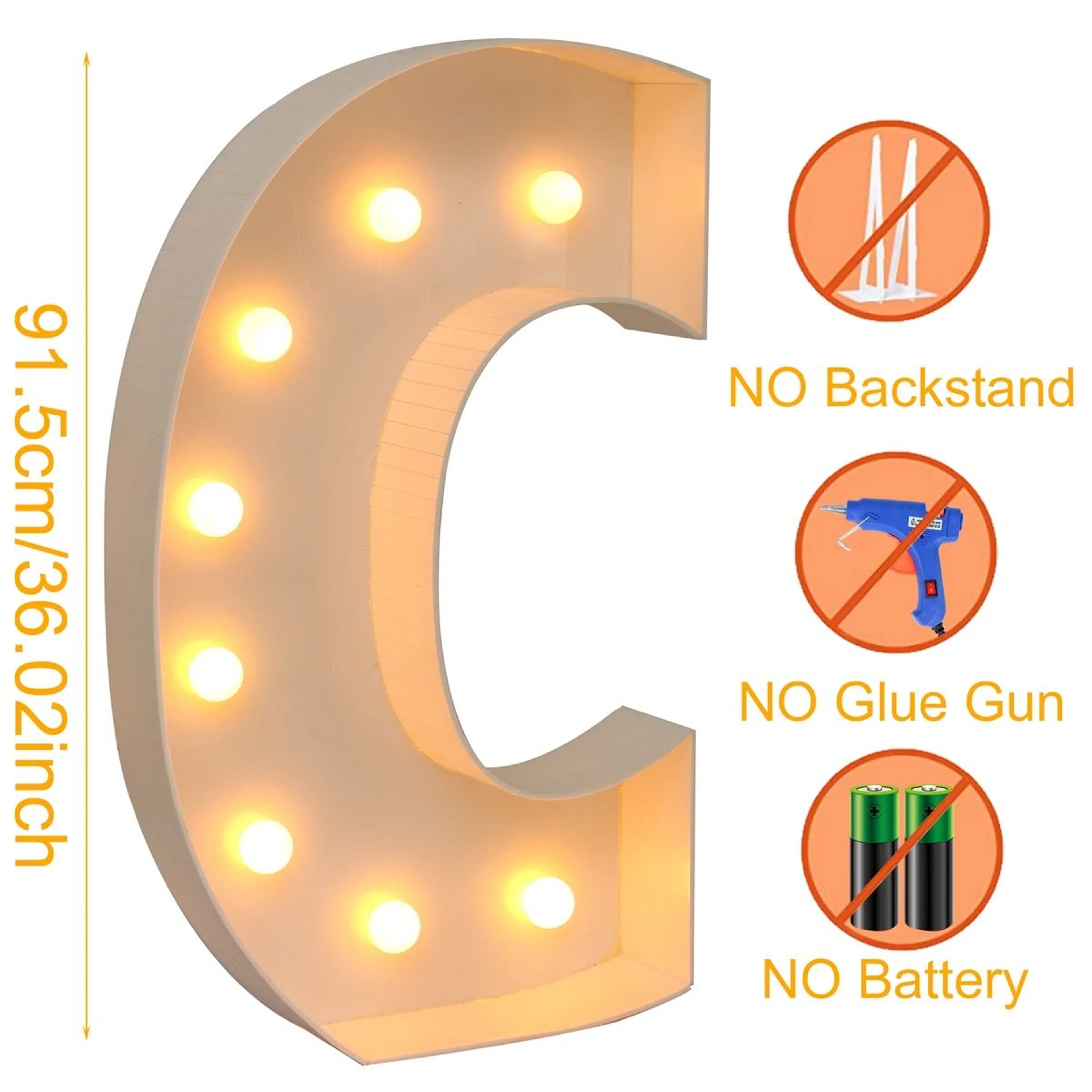 Giant LED Letter Balloon Filling Display Box 5