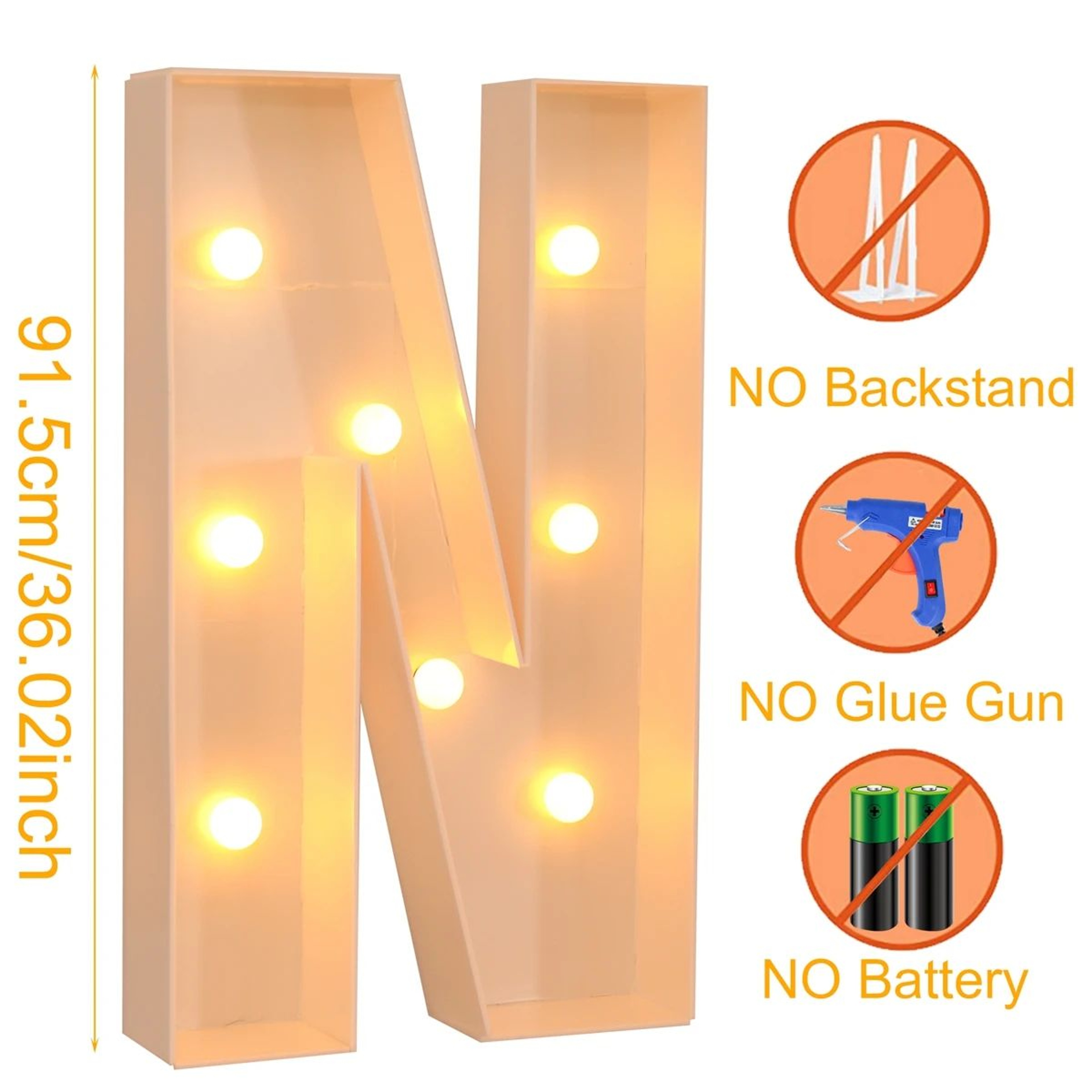 Giant LED Letter Balloon Filling Display Box 16