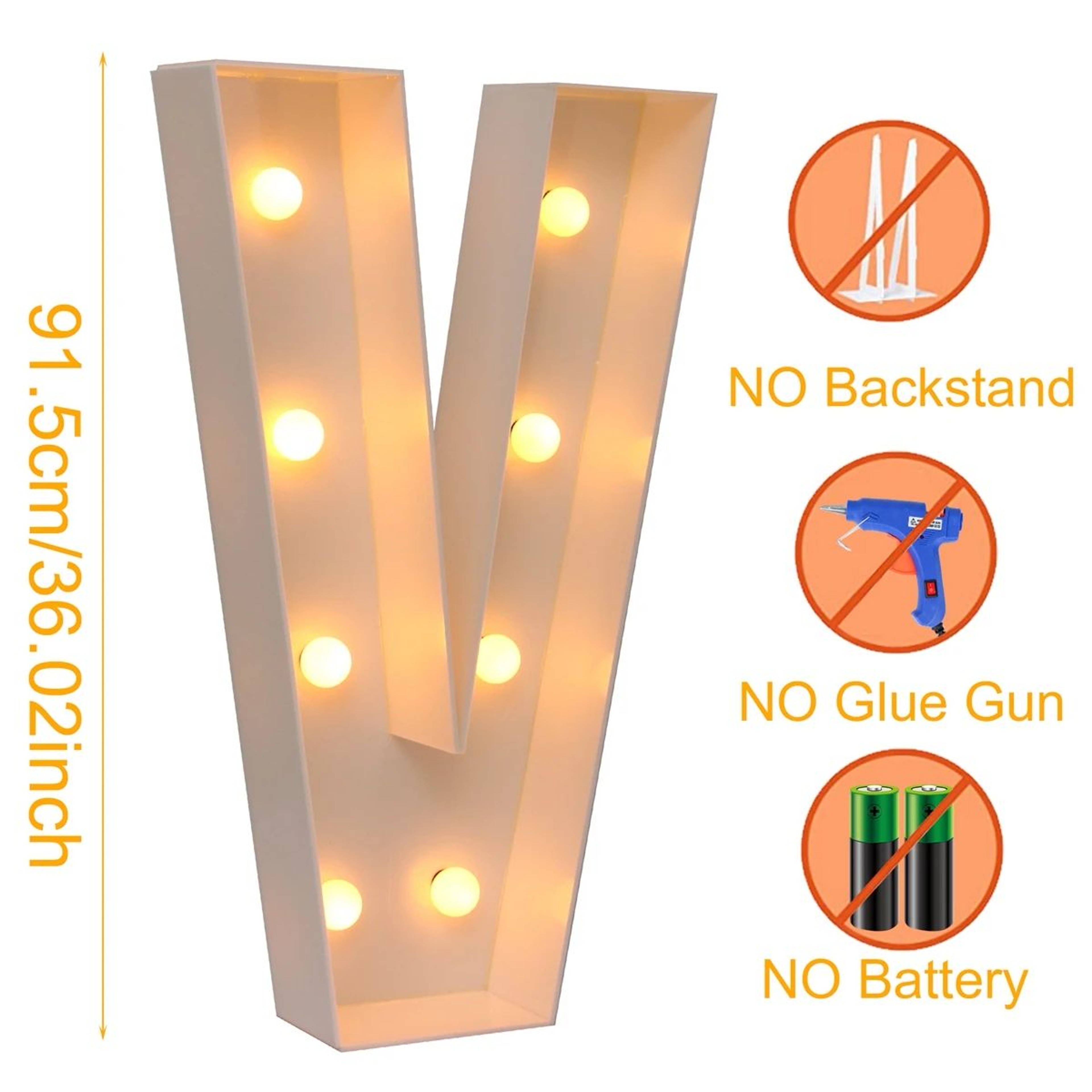 Giant LED Letter Balloon Filling Display Box 24