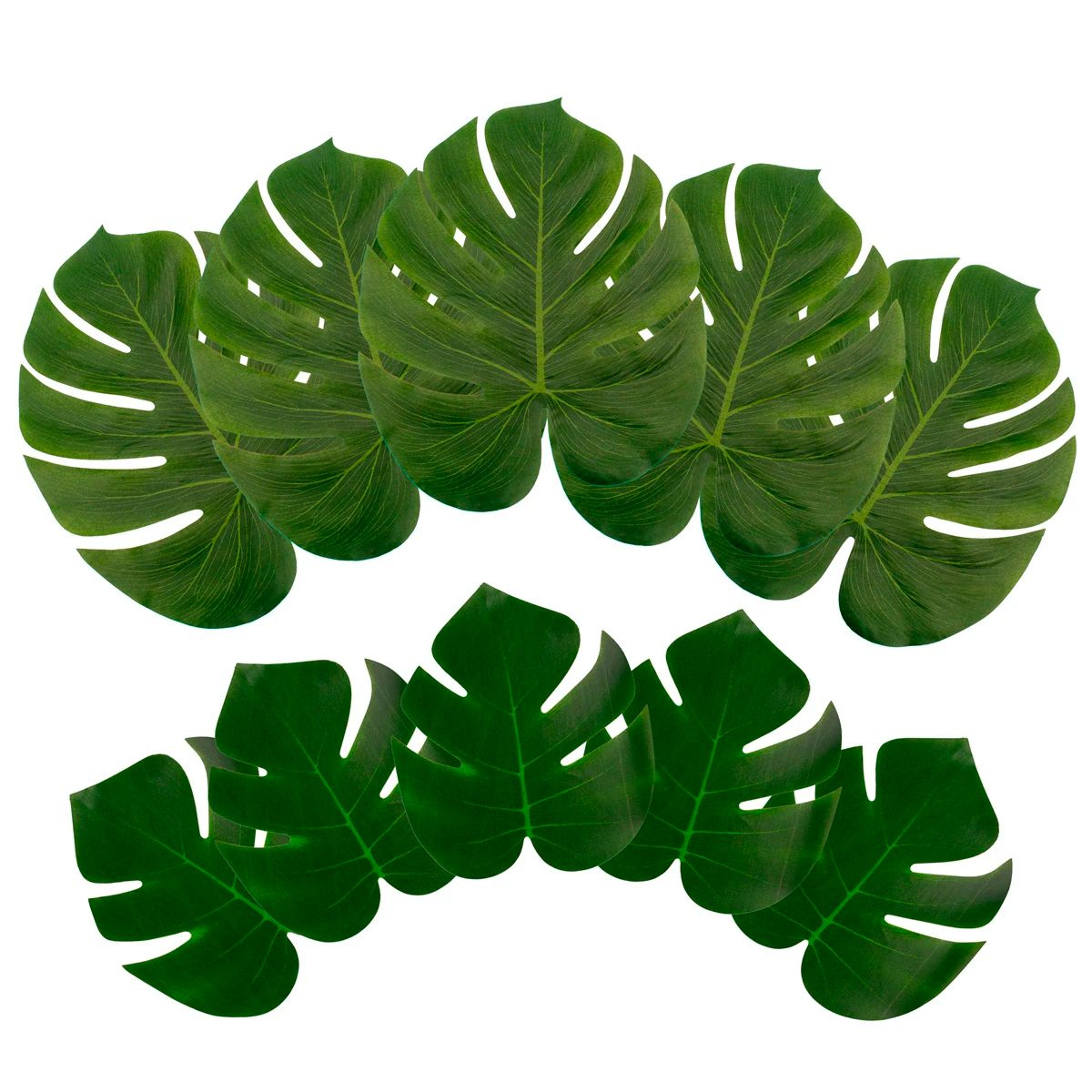 Artificial Tropical Palm Leaves Party Decor 1