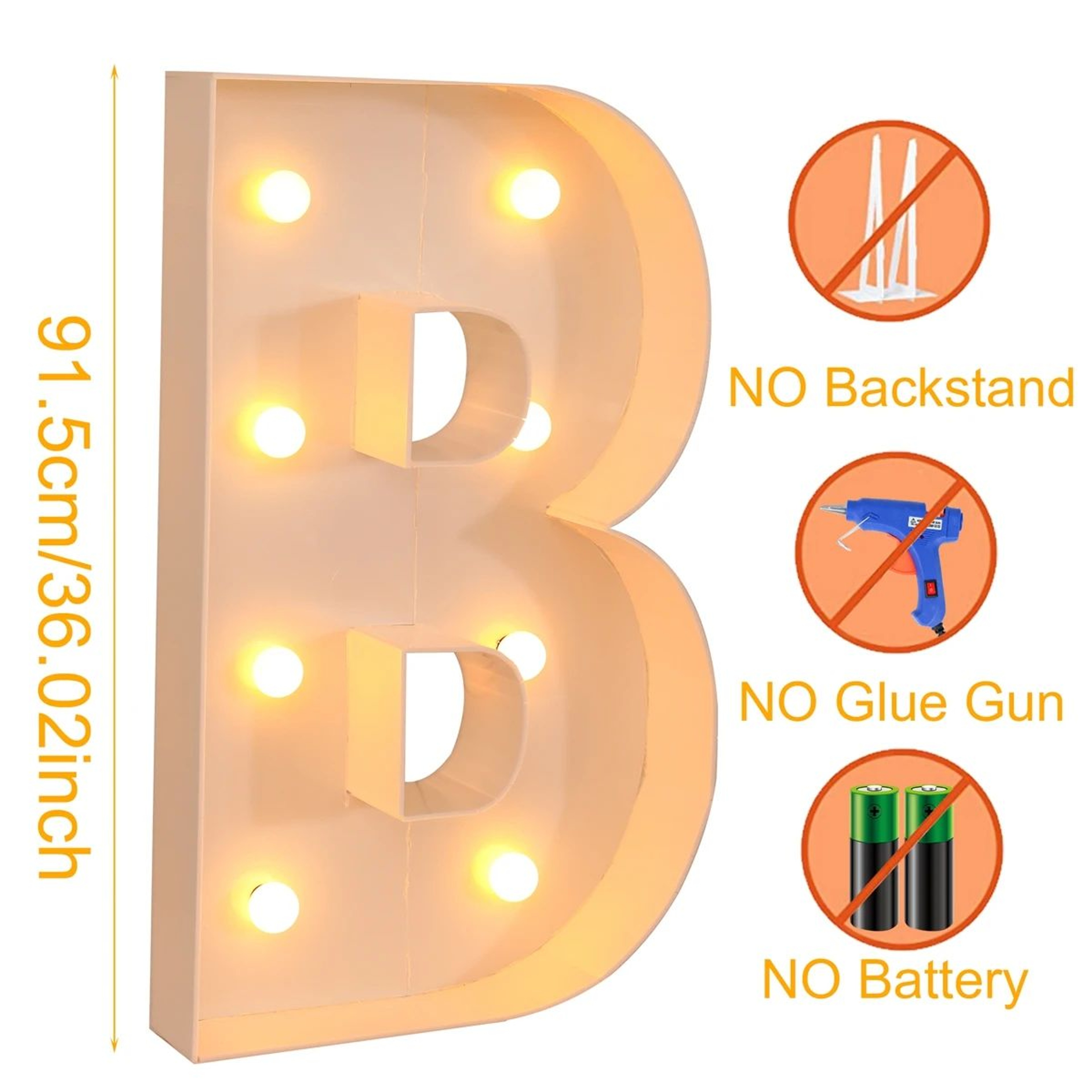Giant LED Letter Balloon Filling Party Box 4