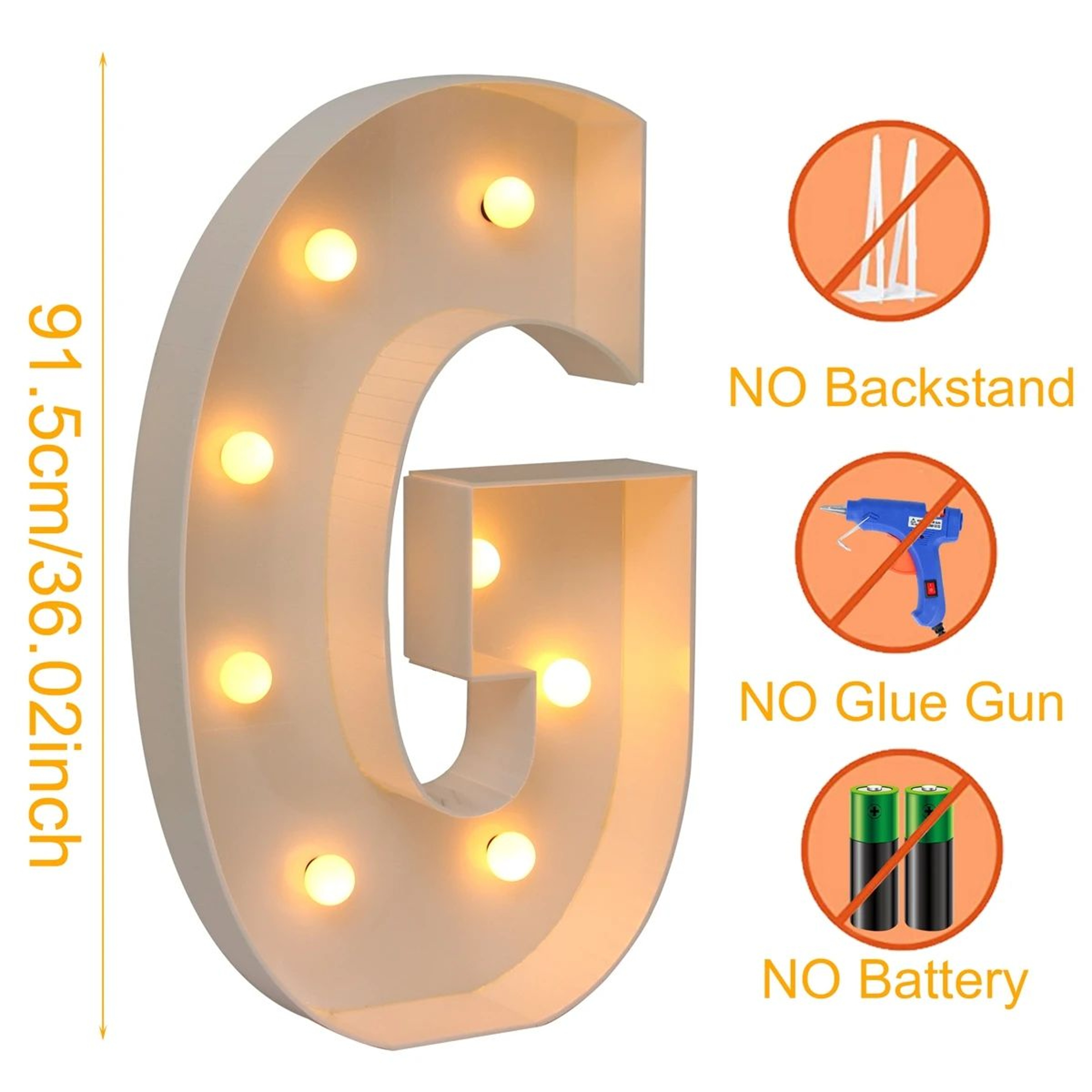 Giant LED Letter Balloon Filling Party Box 9