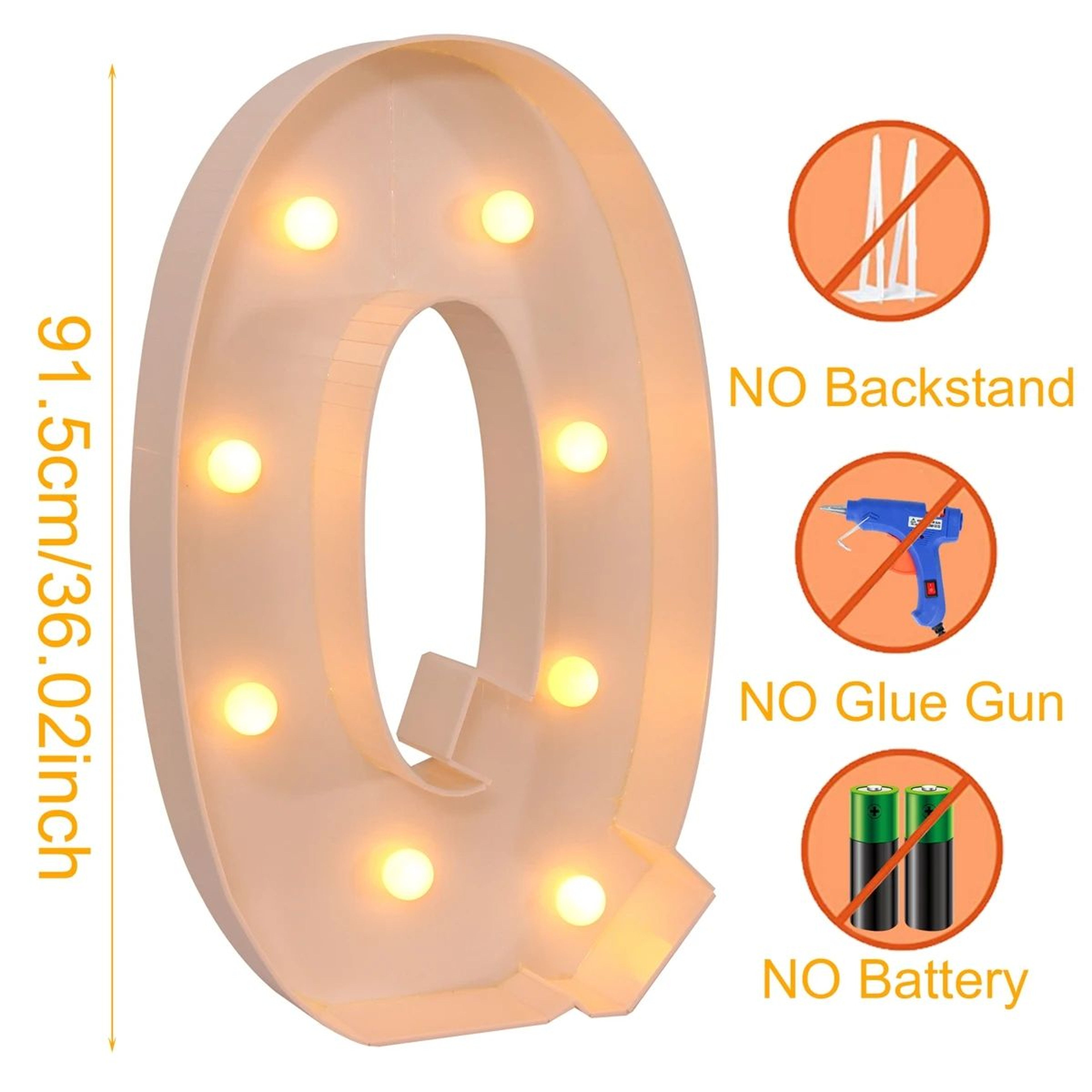 Giant LED Letter Balloon Filling Party Box 19