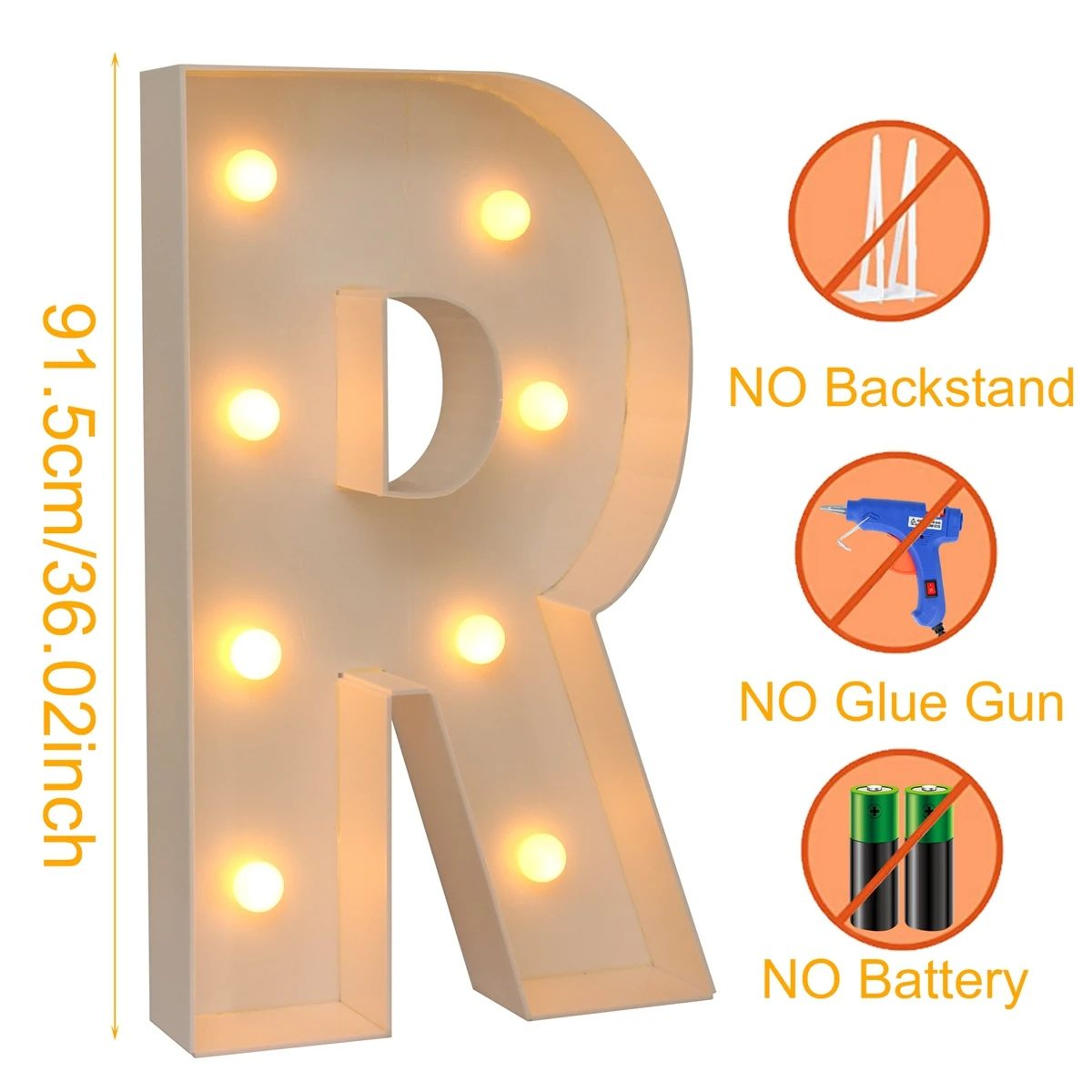 Giant LED Letter Balloon Filling Party Box 20