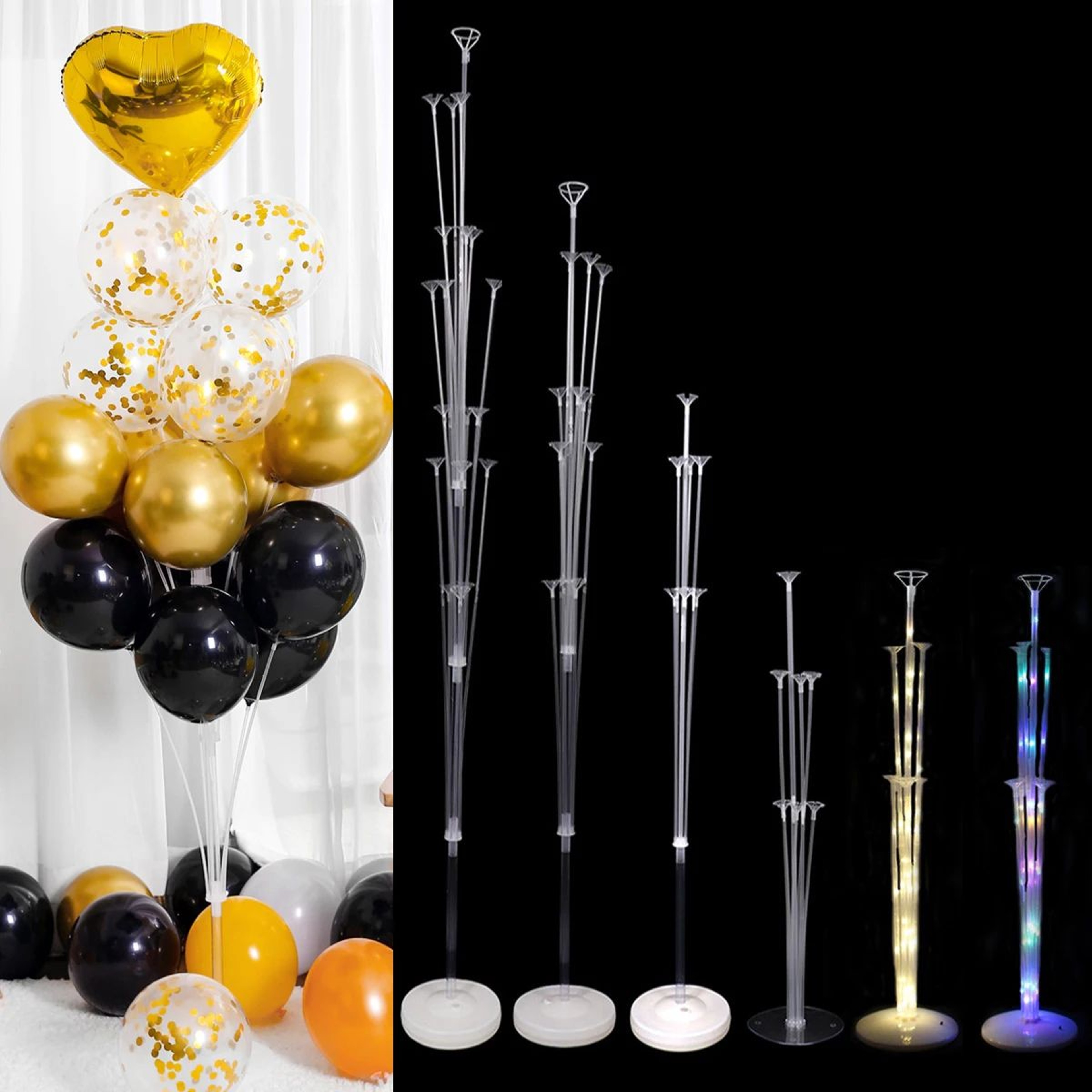 Balloon Stand Holder Stick Support Kit 4